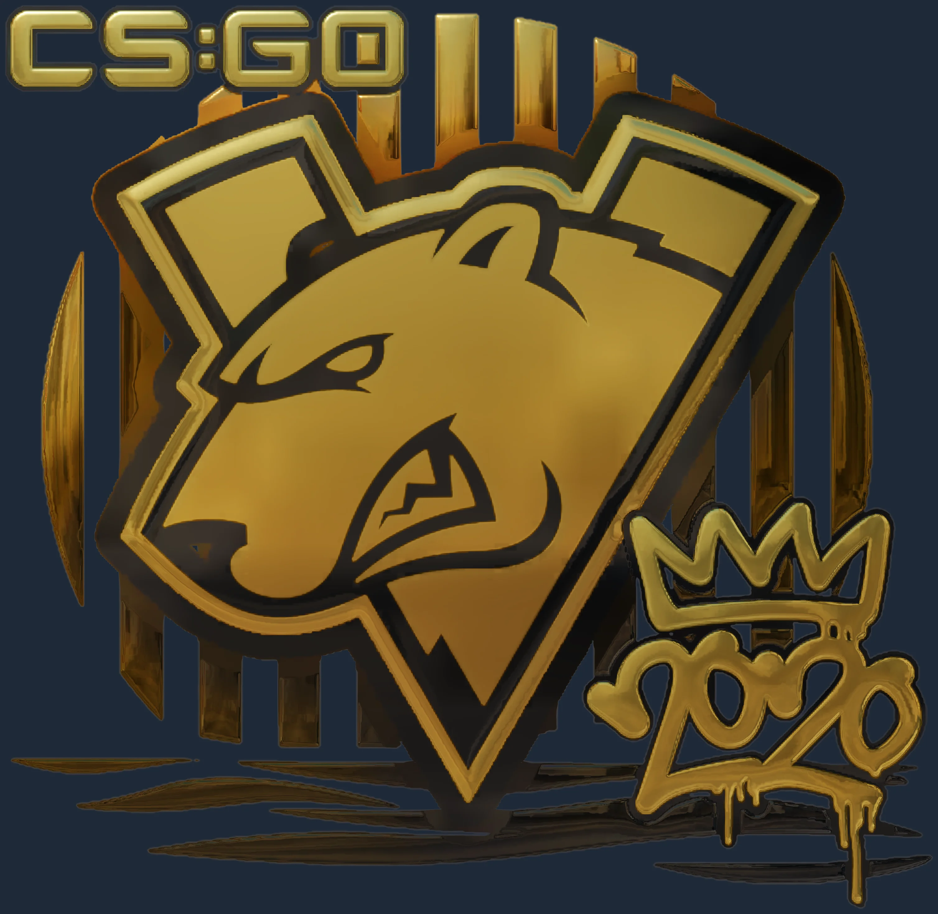 Sticker | Virtus.pro (Gold) | 2020 RMR Image