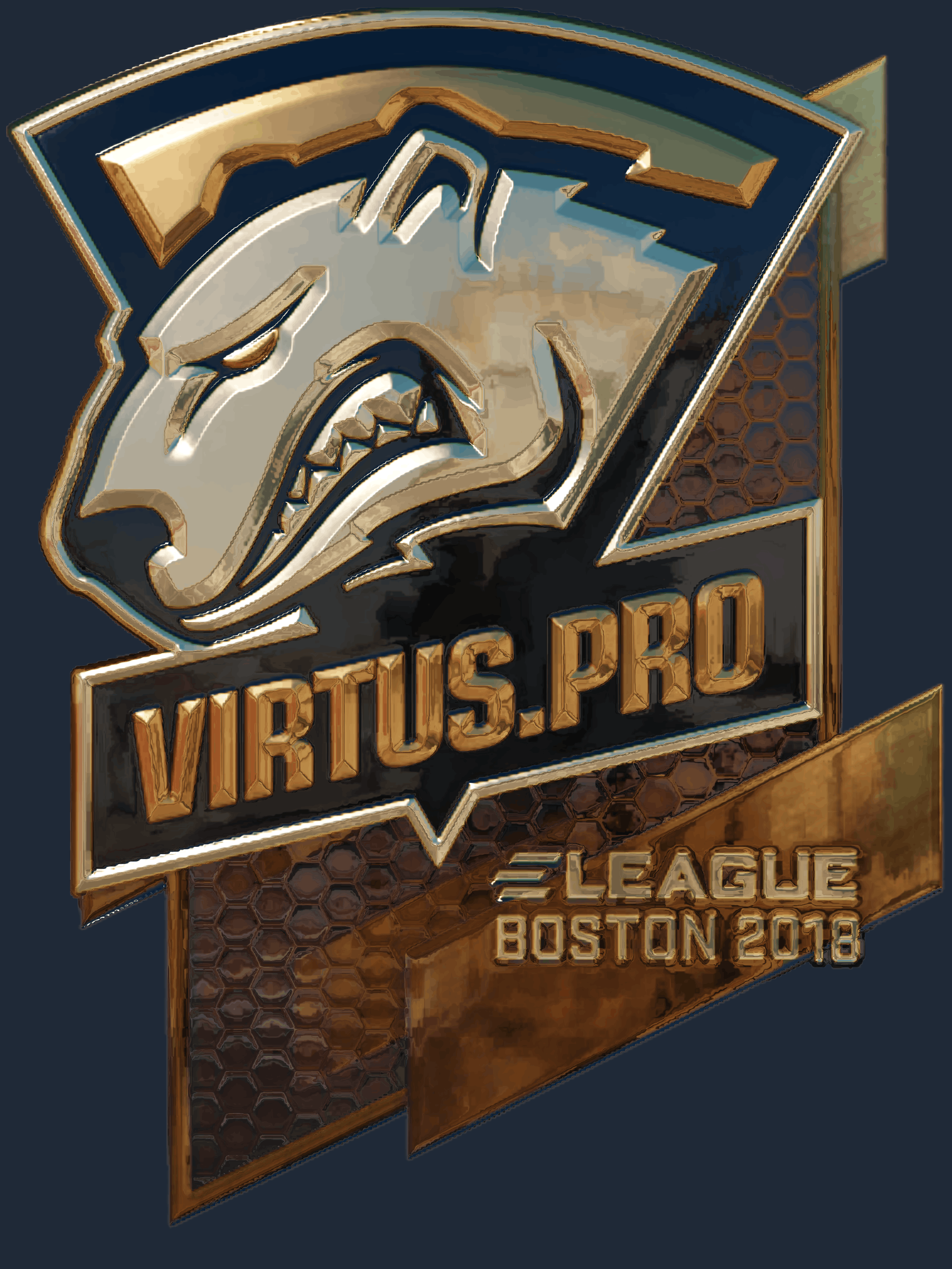 Sticker | Virtus.Pro (Gold) | Boston 2018 Image