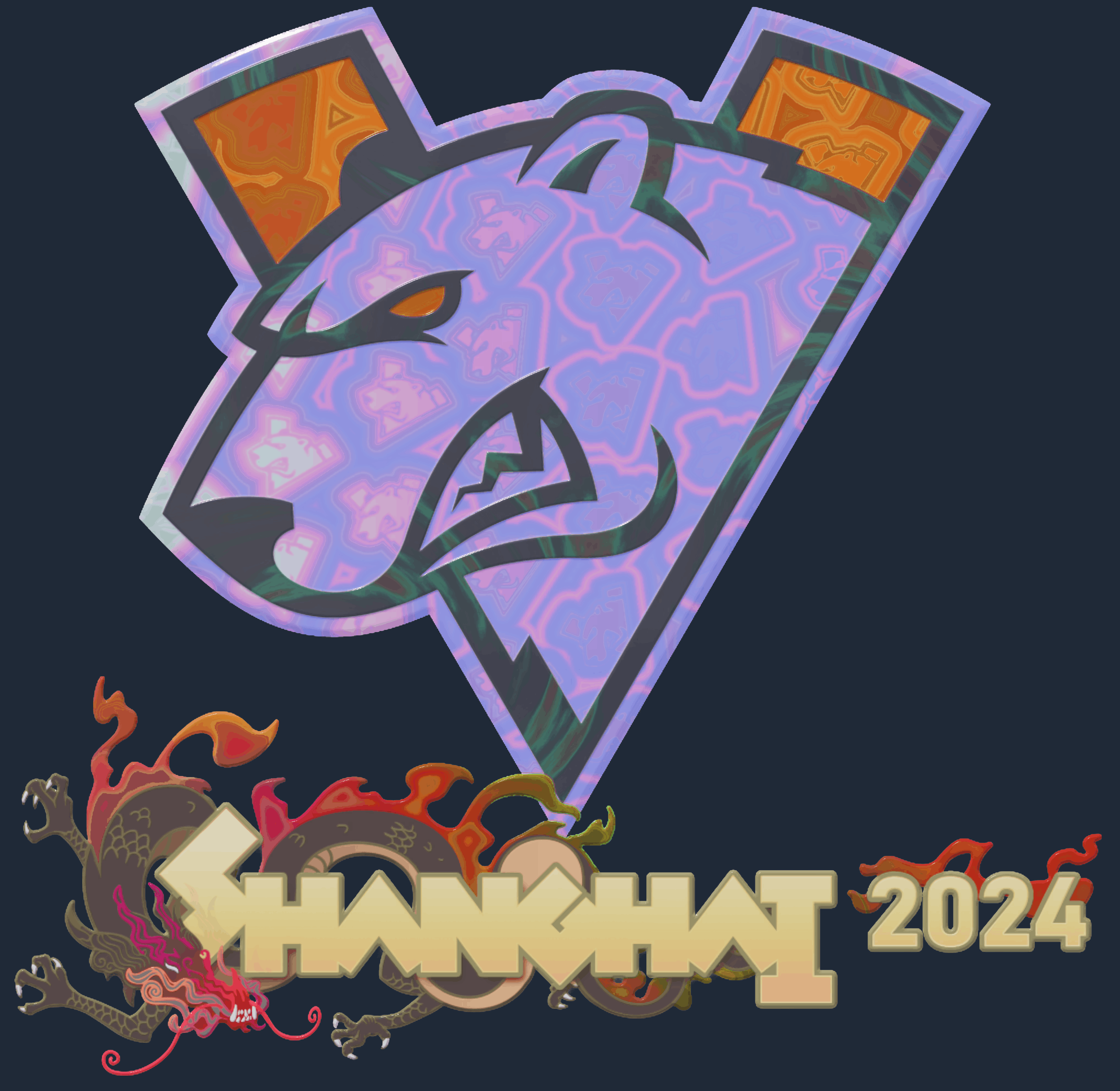 Sticker | Virtus.pro (Holo) | Shanghai 2024 Image