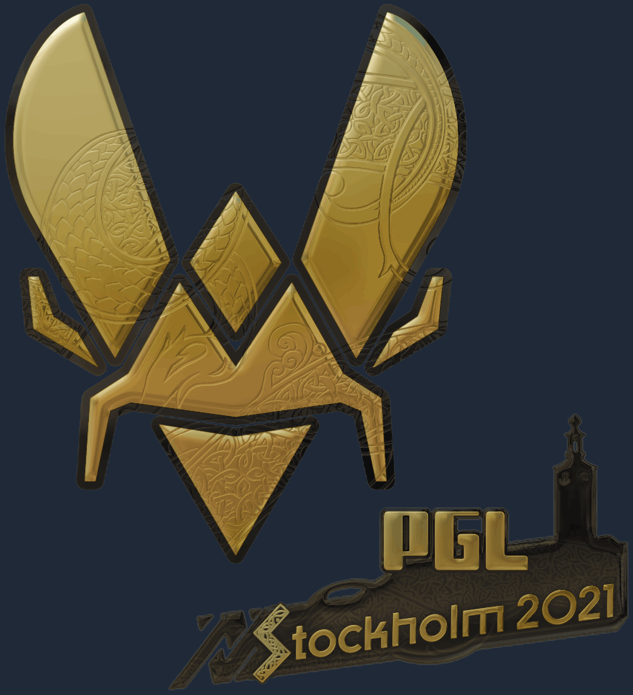 Sticker | Vitality (Gold) | Stockholm 2021 Image