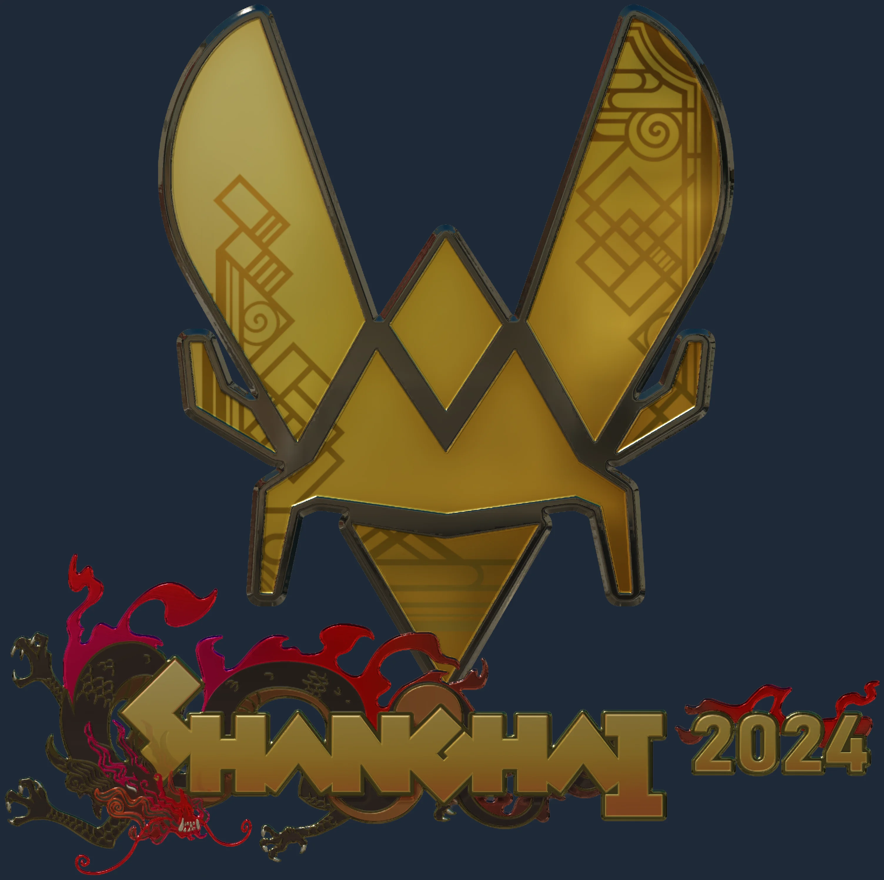 Sticker | Vitality (Gold) | Shanghai 2024 Image