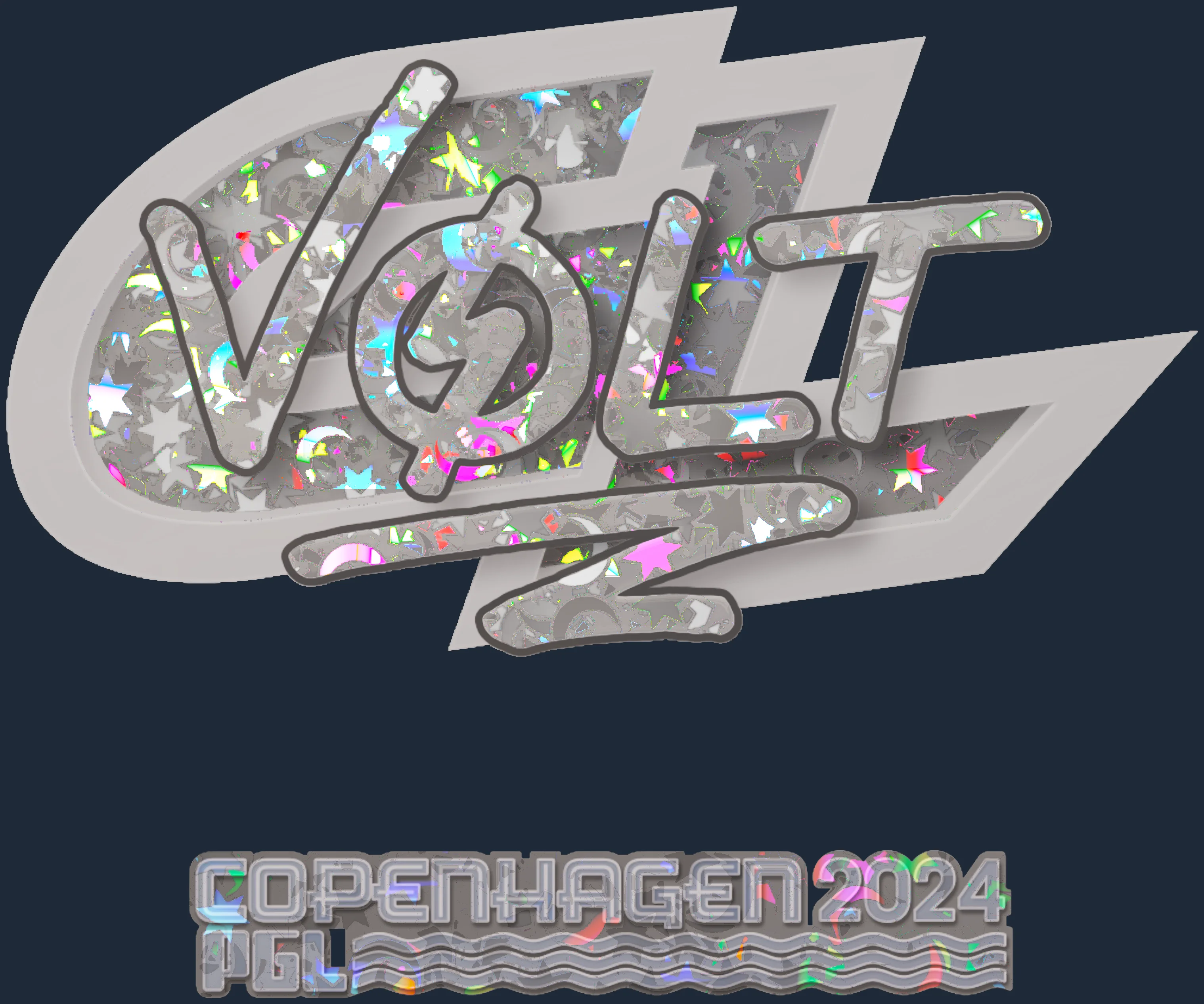 Sticker | volt (Glitter) | Copenhagen 2024 Image