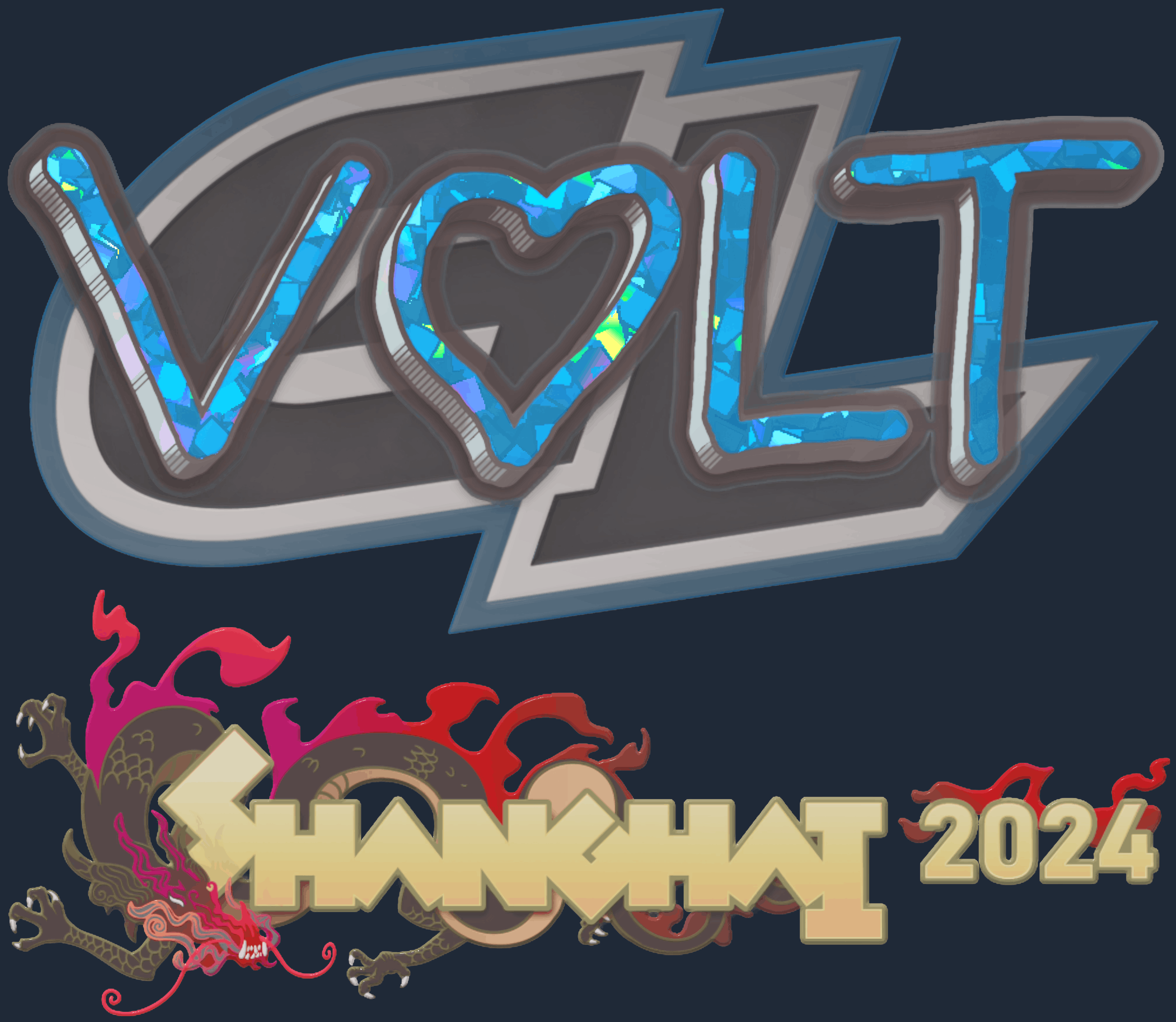 Sticker | Volt (Glitter) | Shanghai 2024 Image