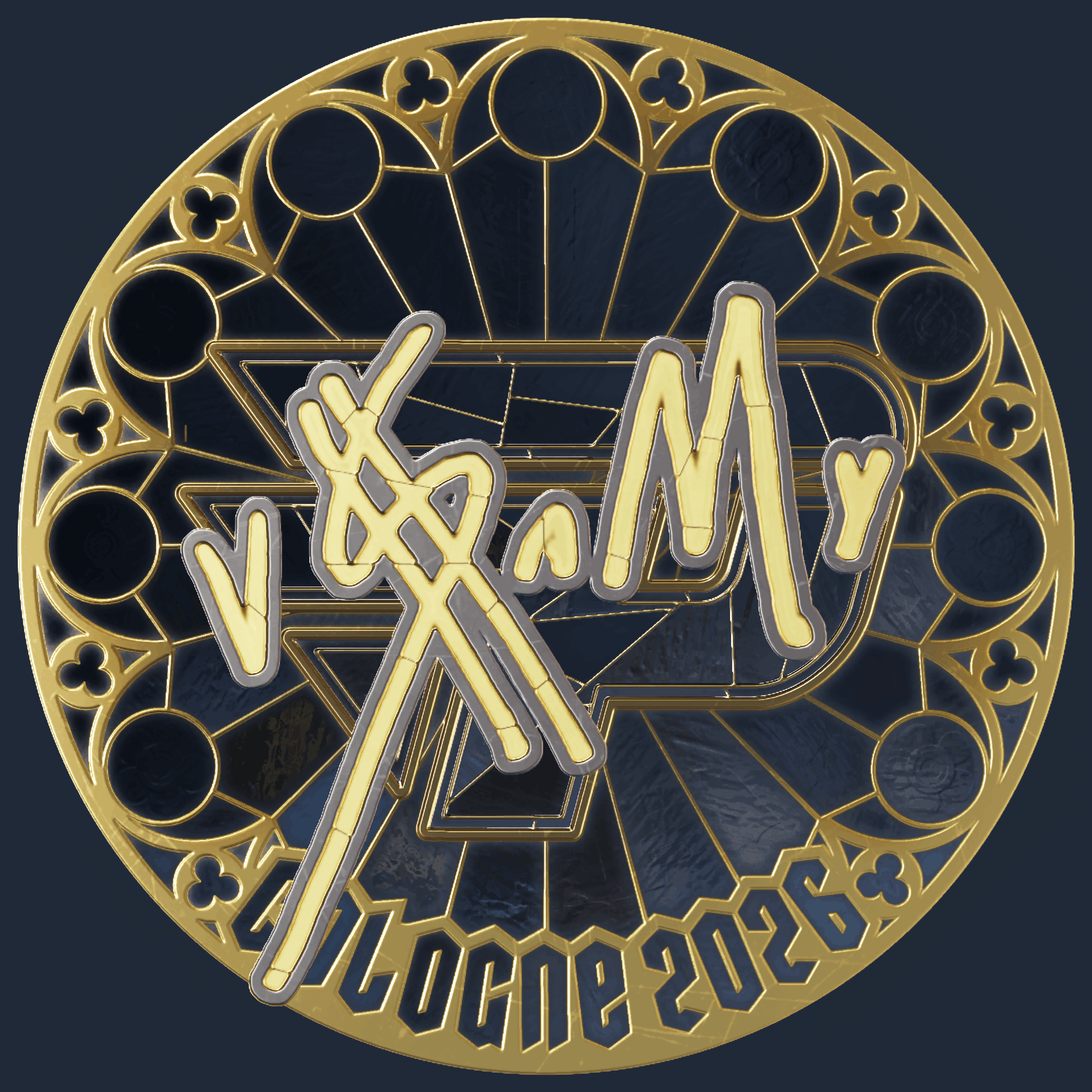 Sticker | v$m (Gold) | Cologne 2026 Image