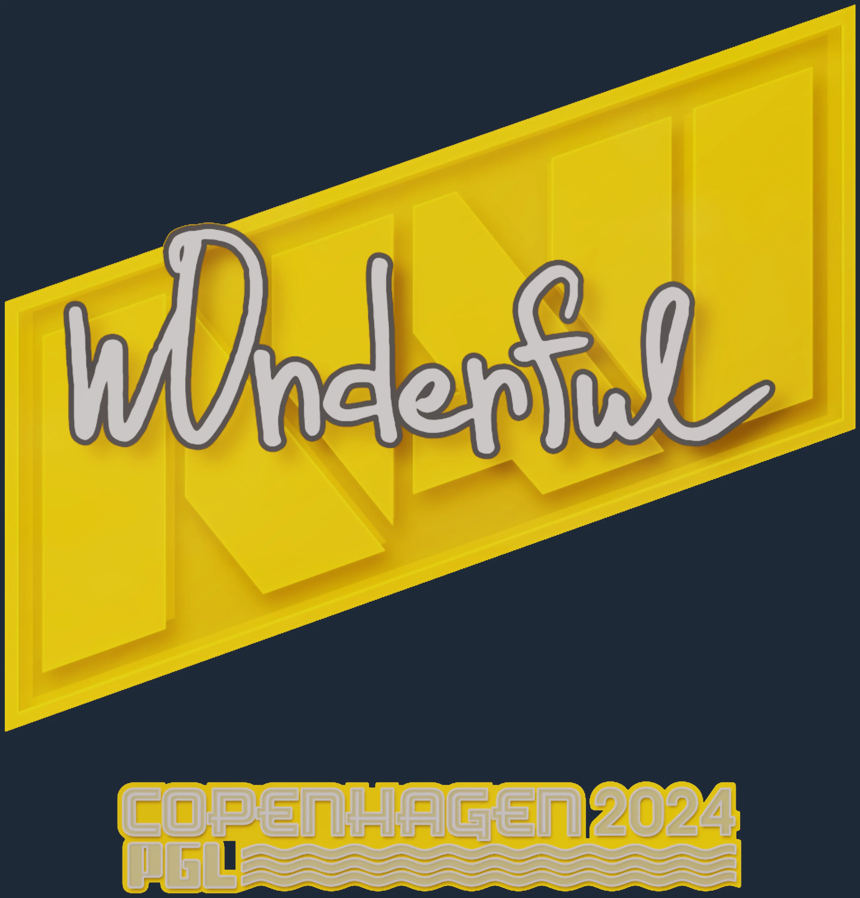 Sticker | w0nderful | Copenhagen 2024 Image