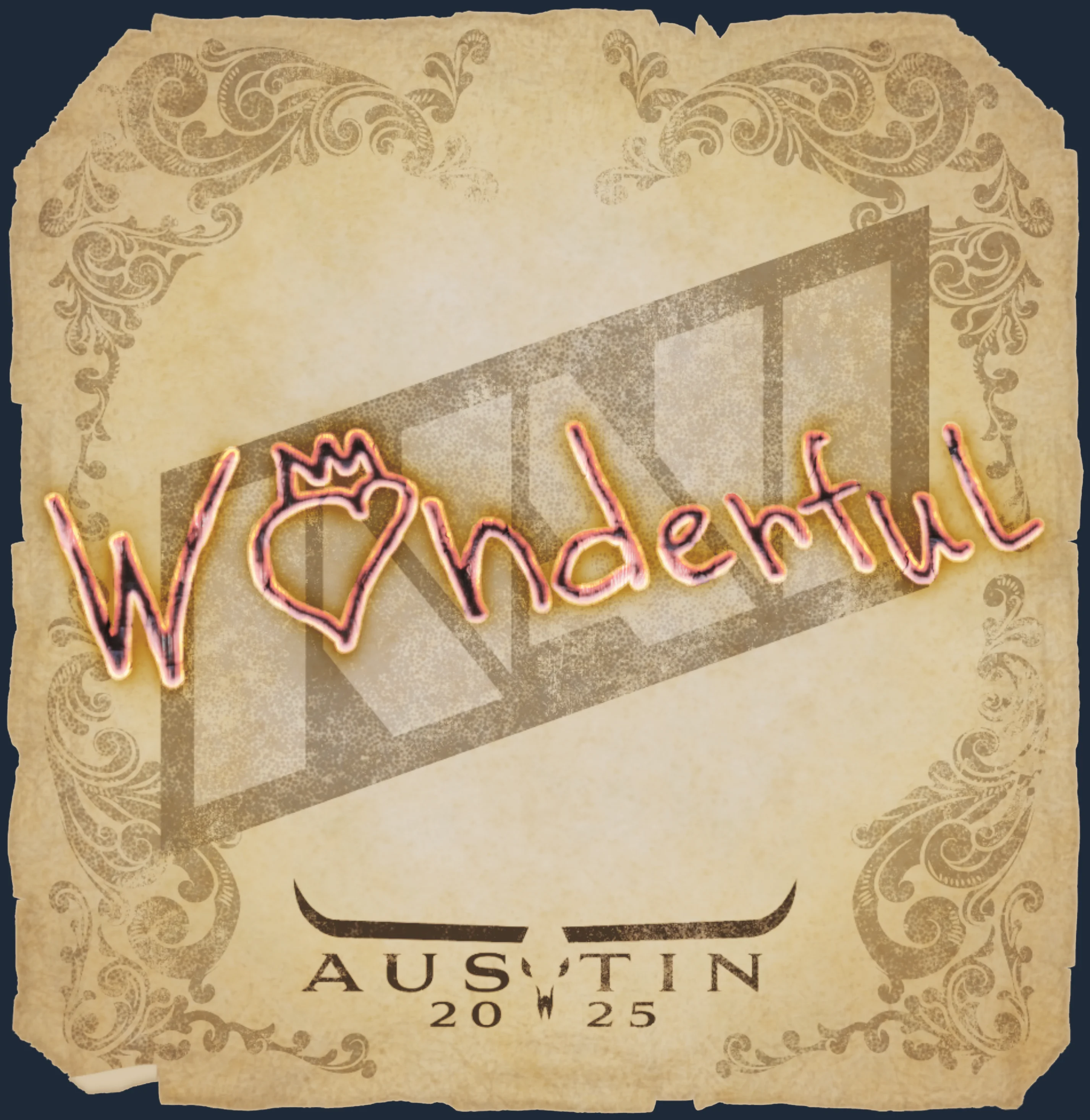 Sticker | w0nderful | Austin 2025 Image