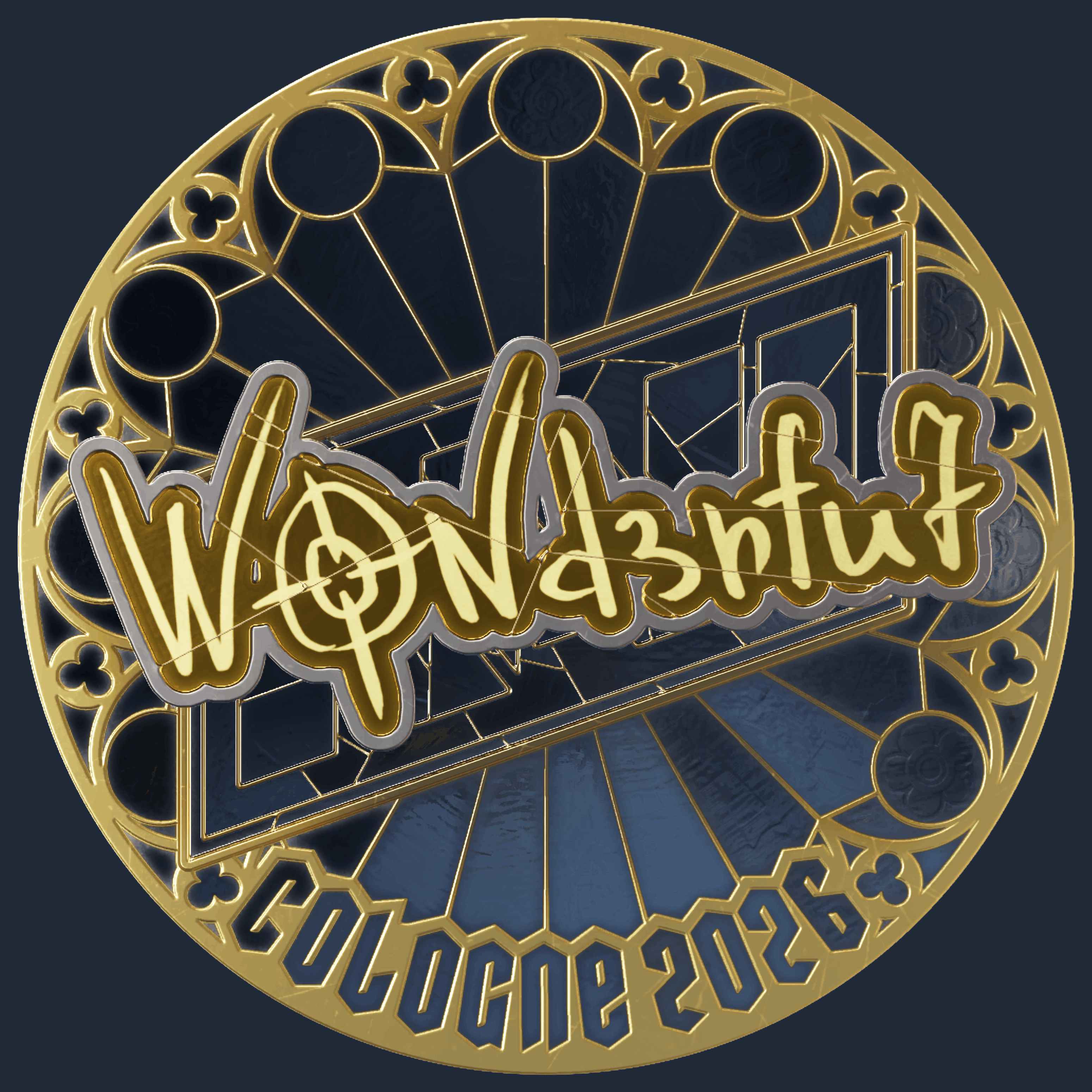 Sticker | w0nderful (Gold) | Cologne 2026 Image