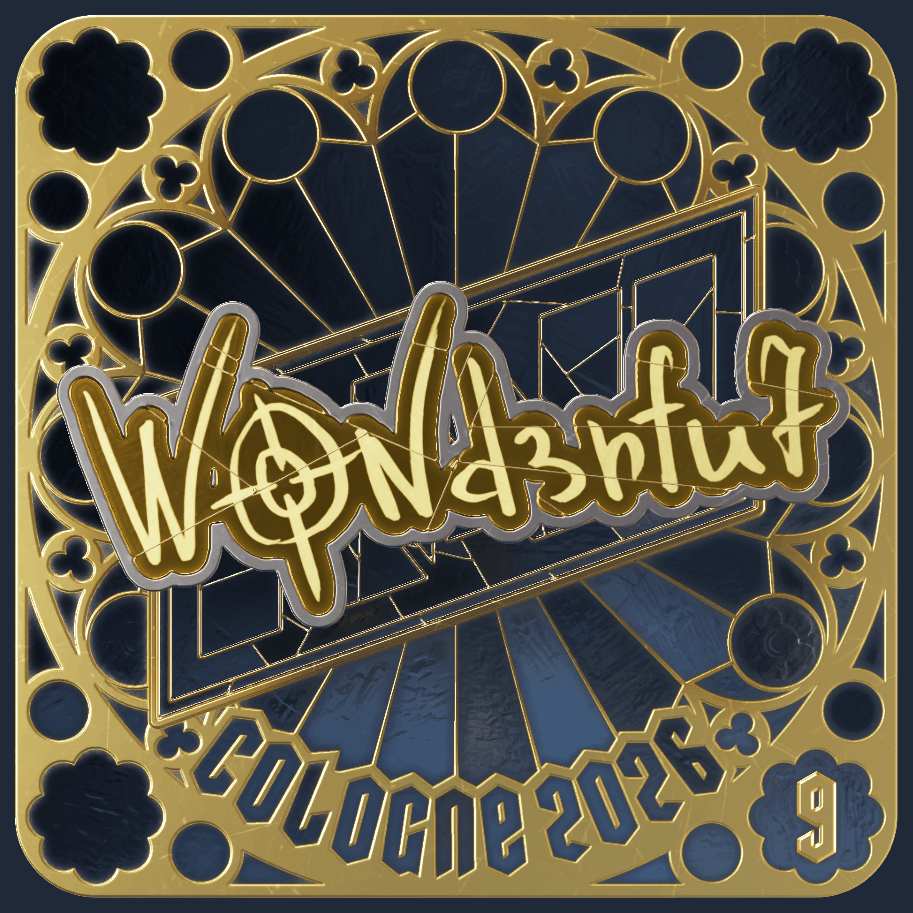 Sticker | w0nderful (Gold, Ranked) | Cologne 2026 Image