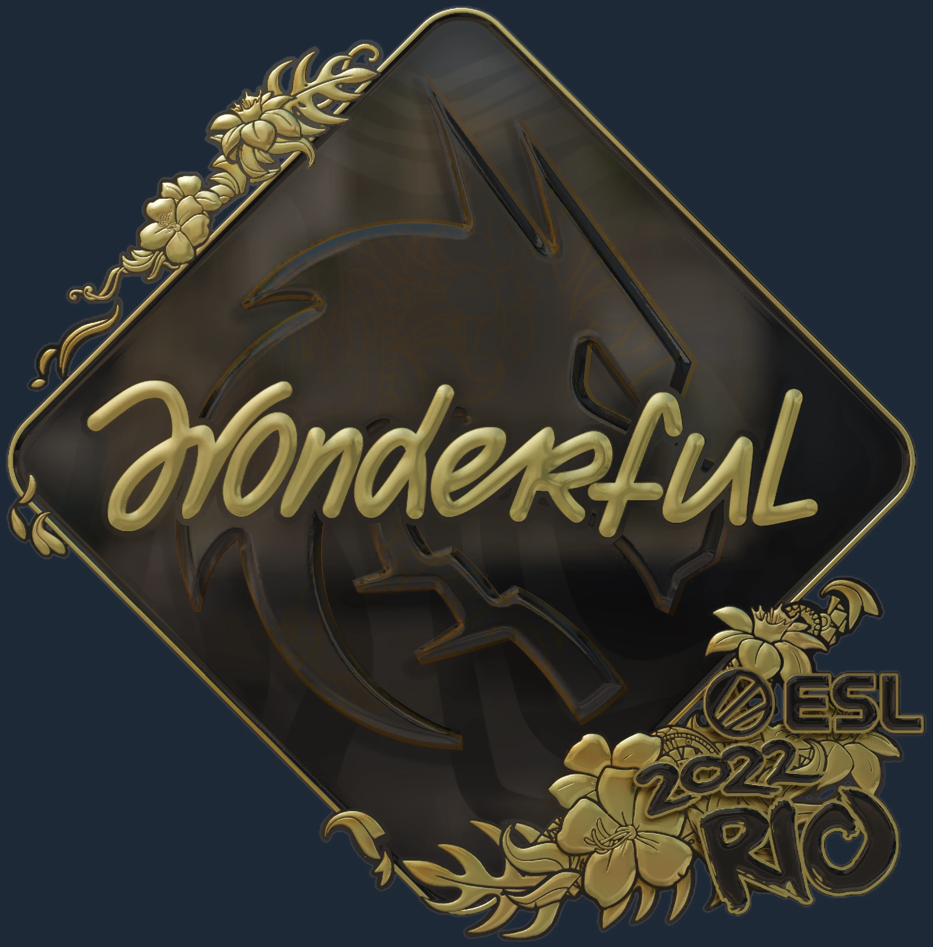 Sticker | w0nderful (Gold) | Rio 2022 Image