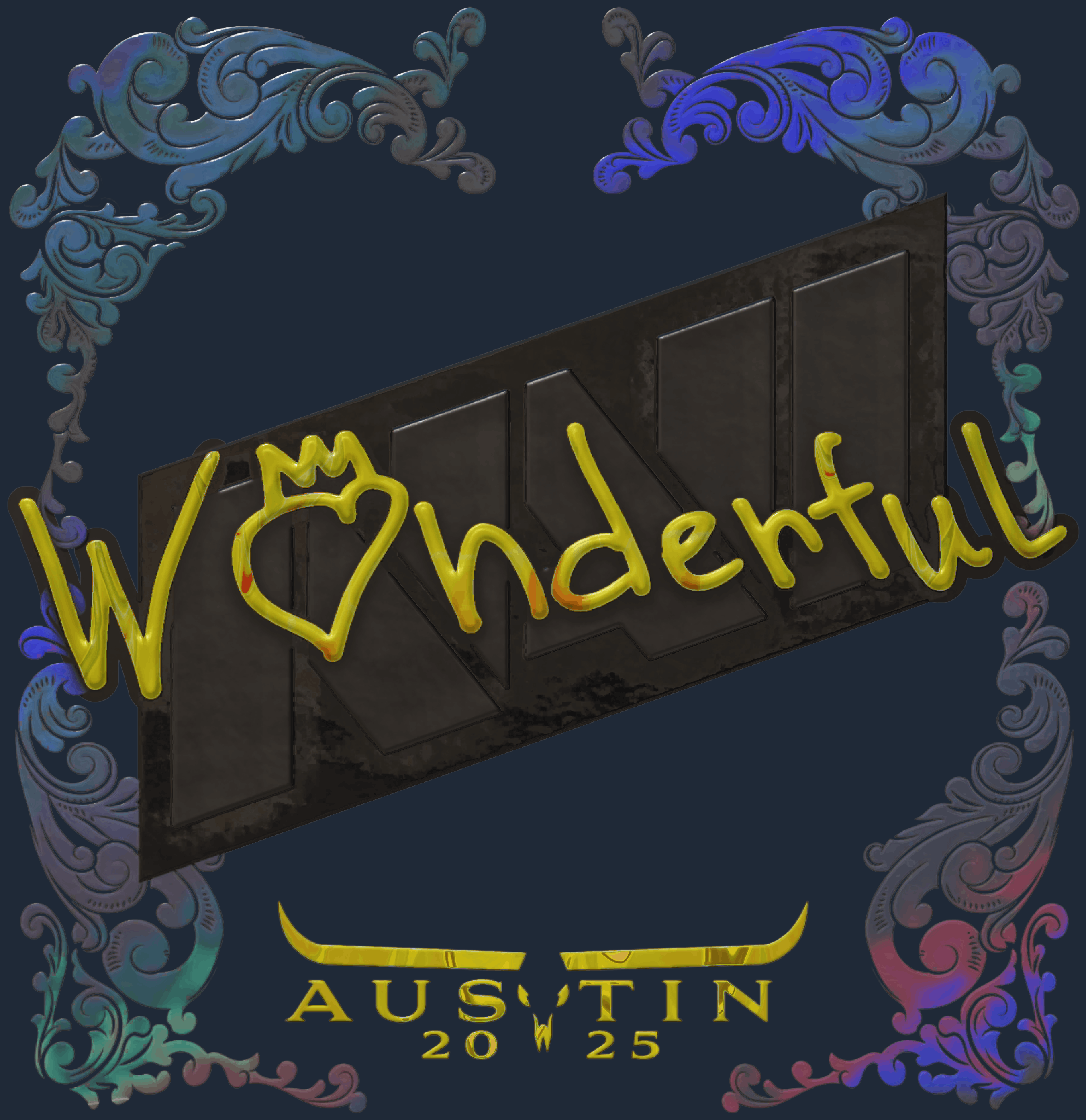 Sticker | w0nderful (Holo) | Austin 2025 Image