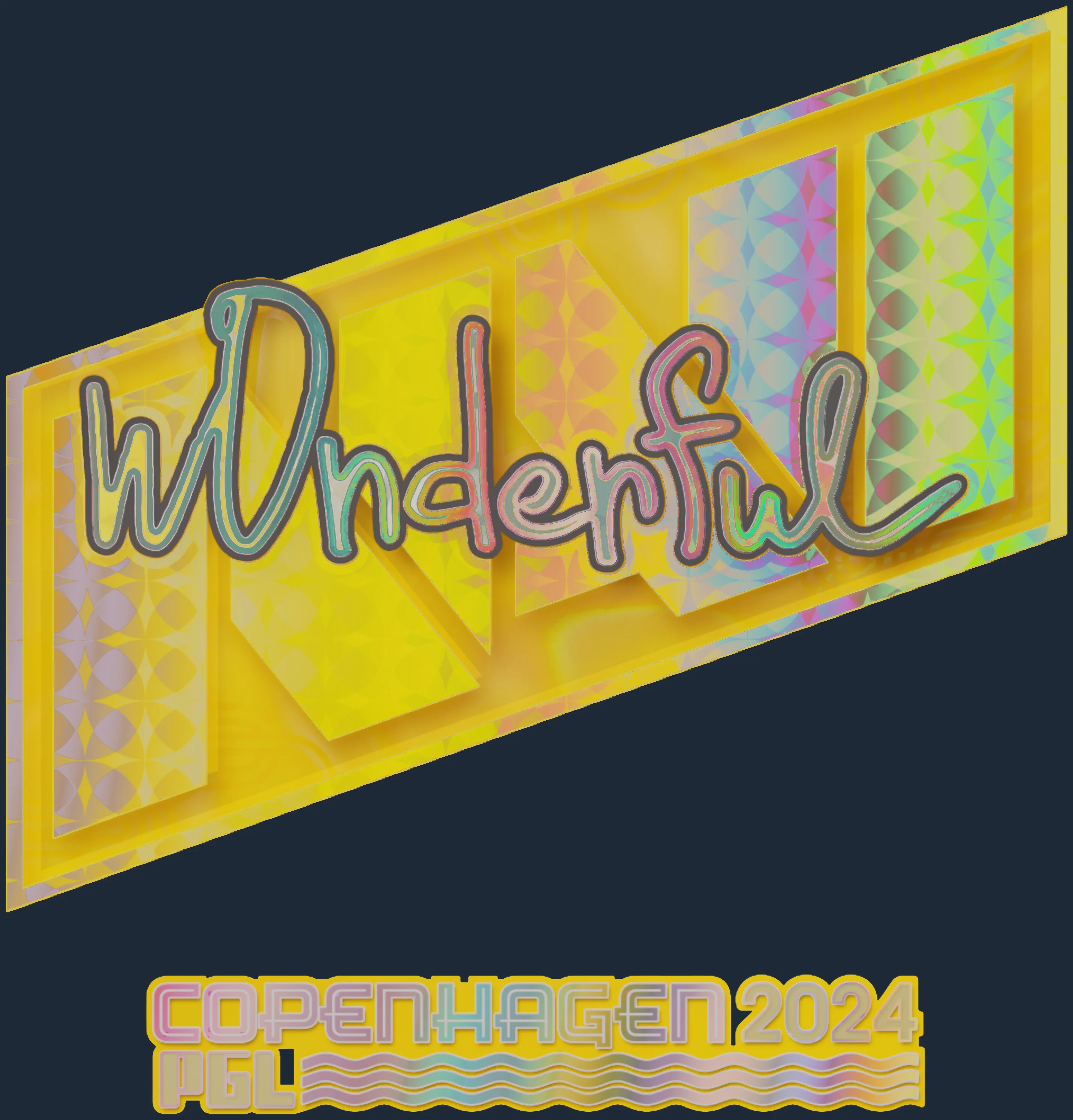Sticker | w0nderful (Holo) | Copenhagen 2024 Image