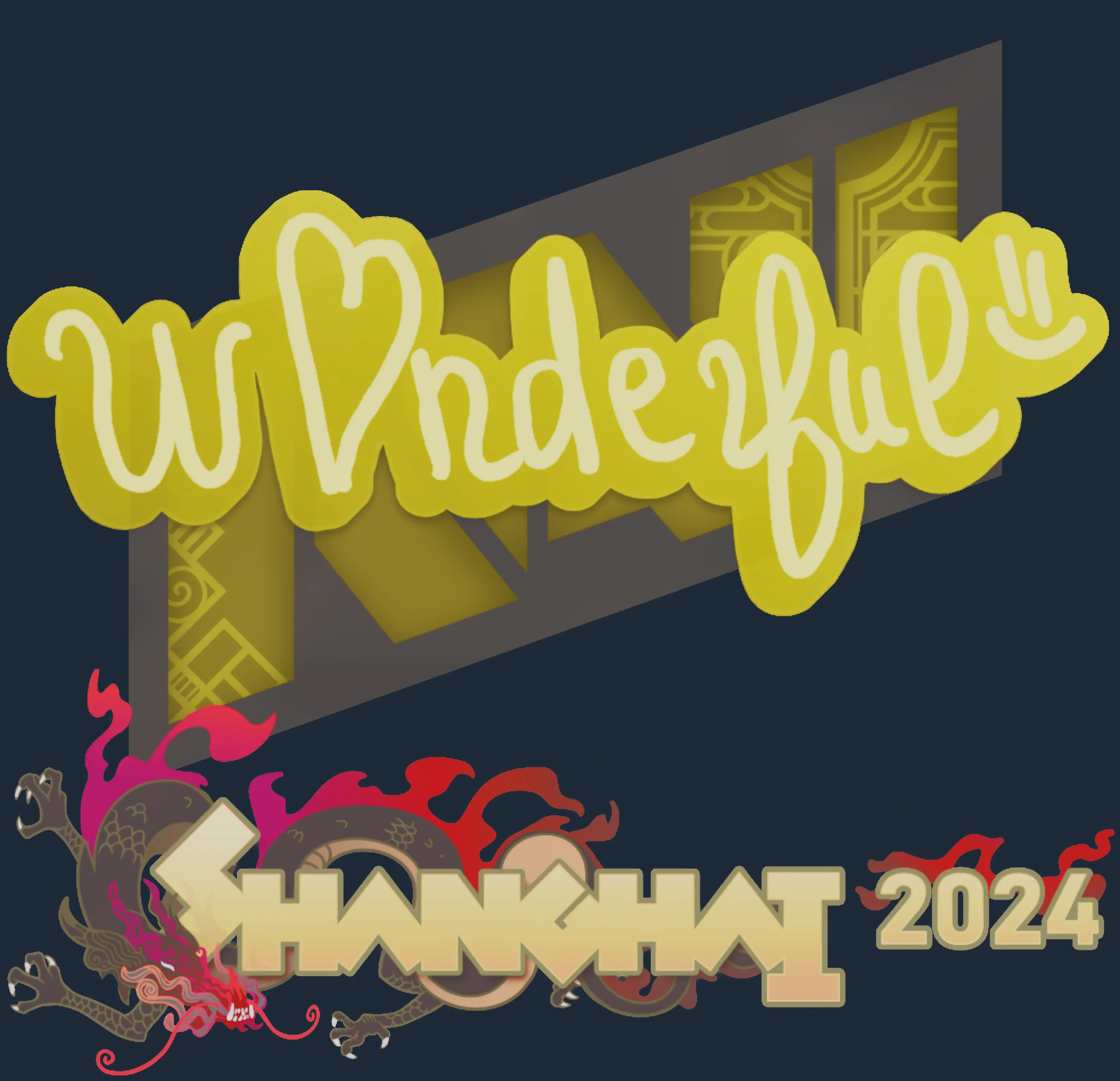 Sticker | w0nderful | Shanghai 2024 Image
