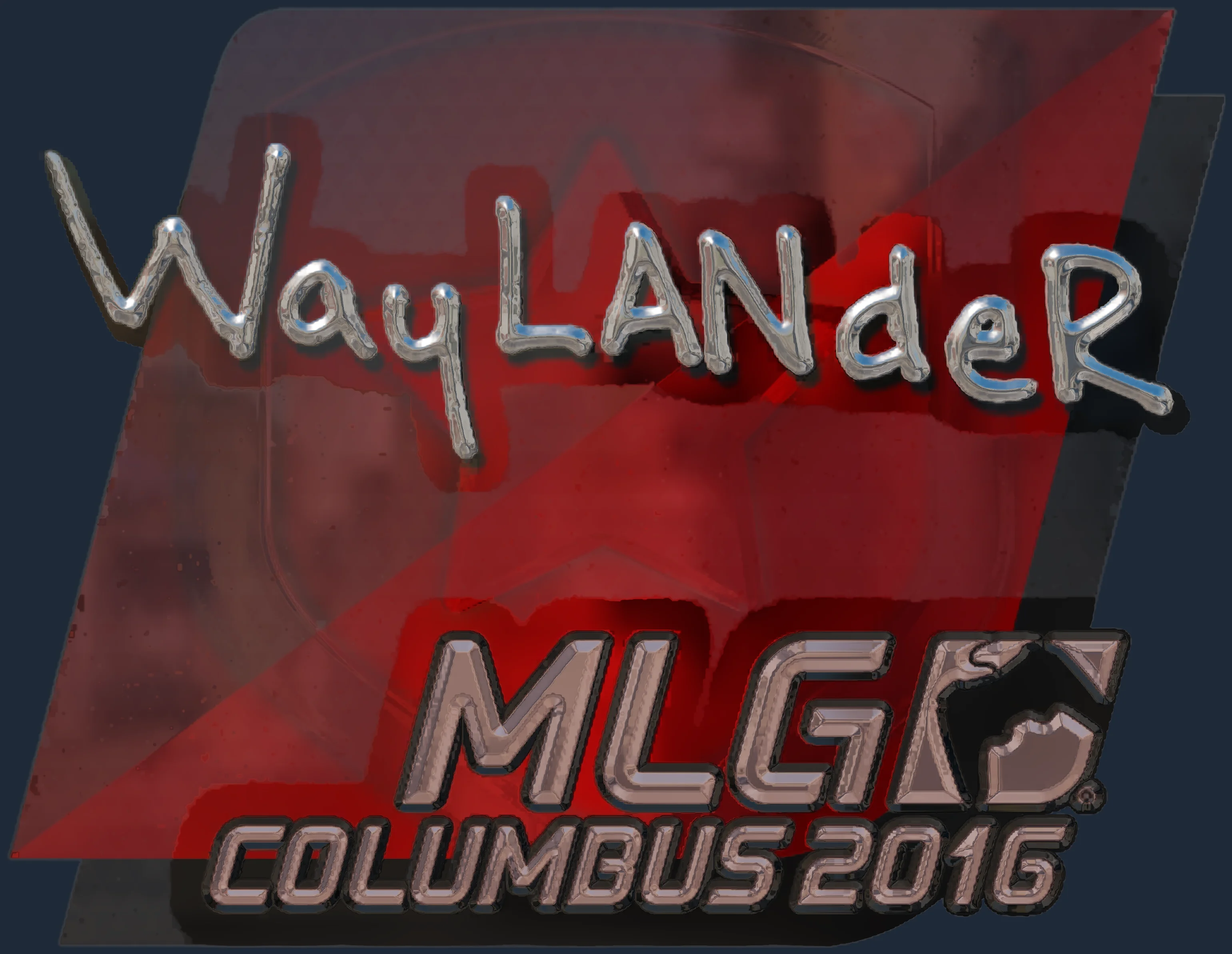 Sticker | wayLander (Foil) | MLG Columbus 2016 Image