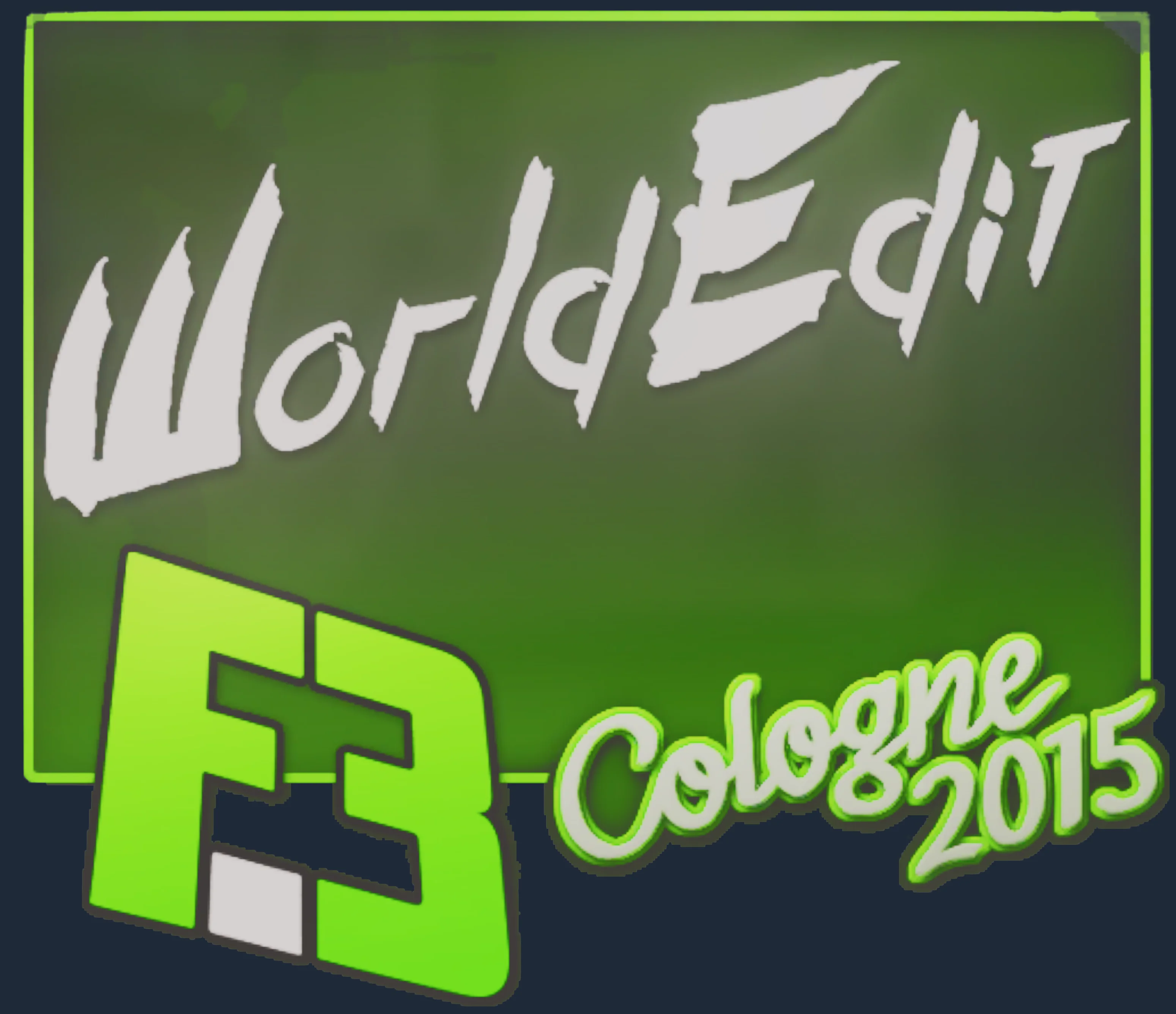 Sticker | WorldEdit | Cologne 2015 Image
