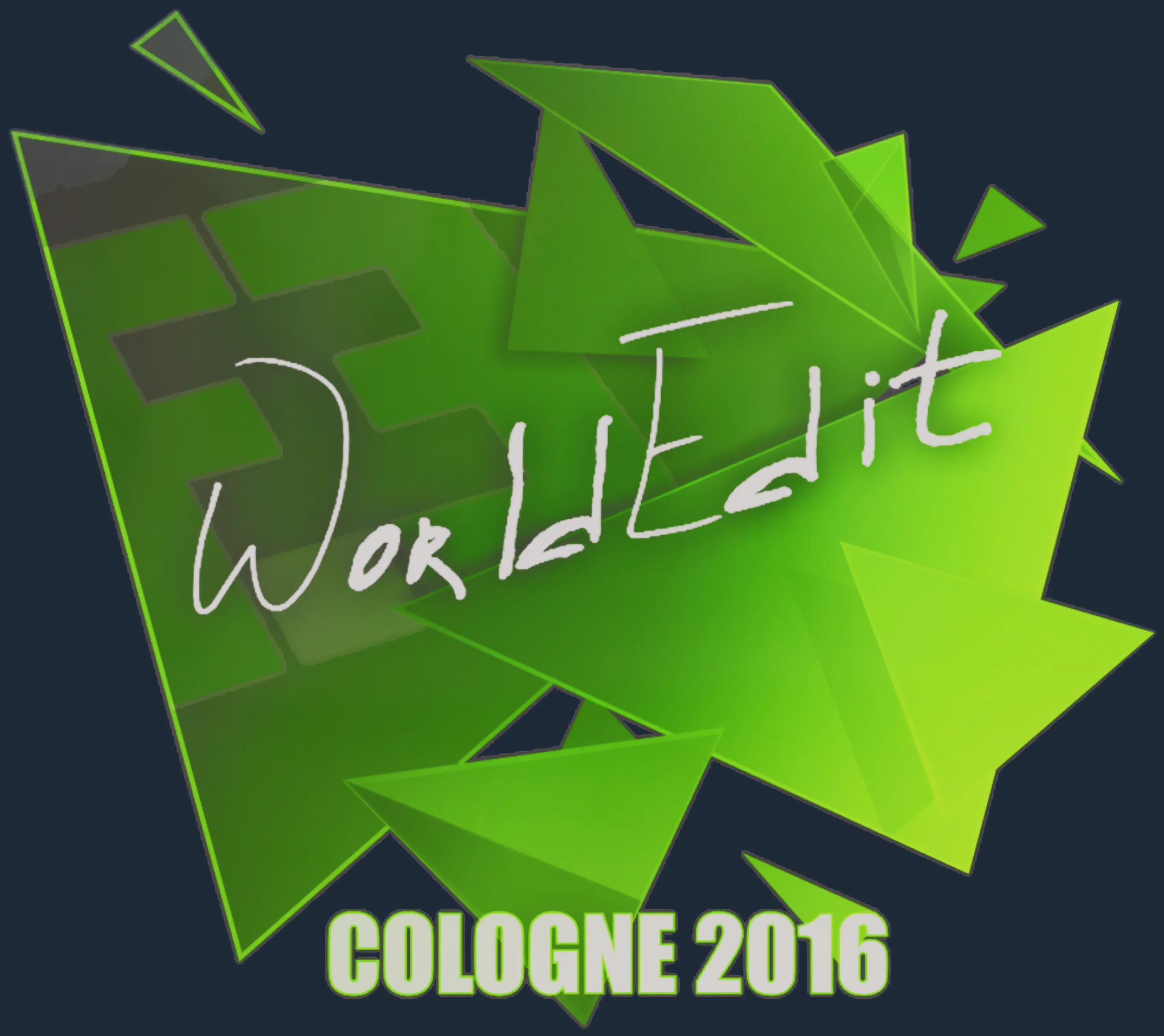 Sticker | WorldEdit | Cologne 2016 Image