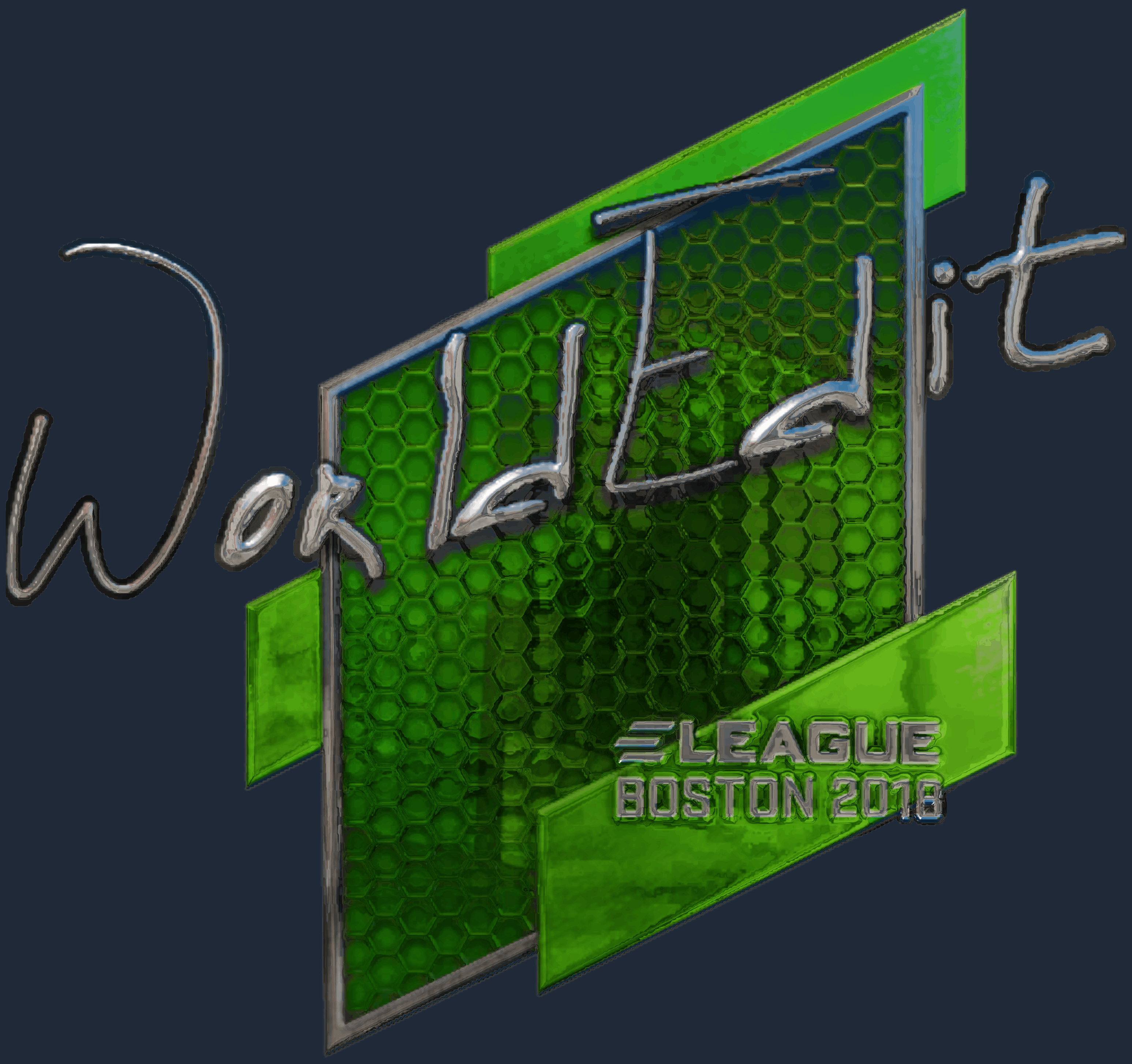 Sticker | WorldEdit (Foil) | Boston 2018 Screenshot