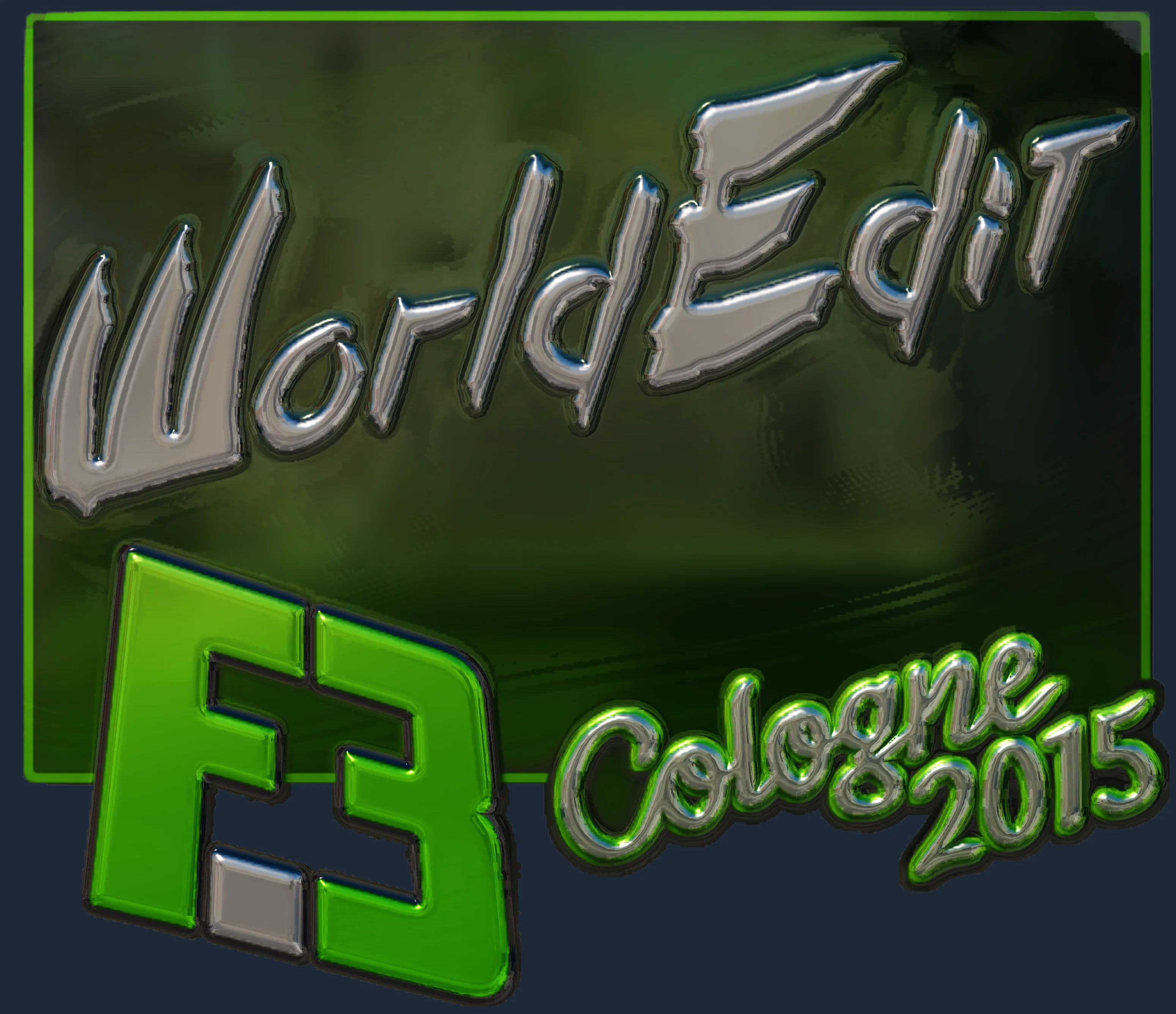 Sticker | WorldEdit (Foil) | Cologne 2015 Image
