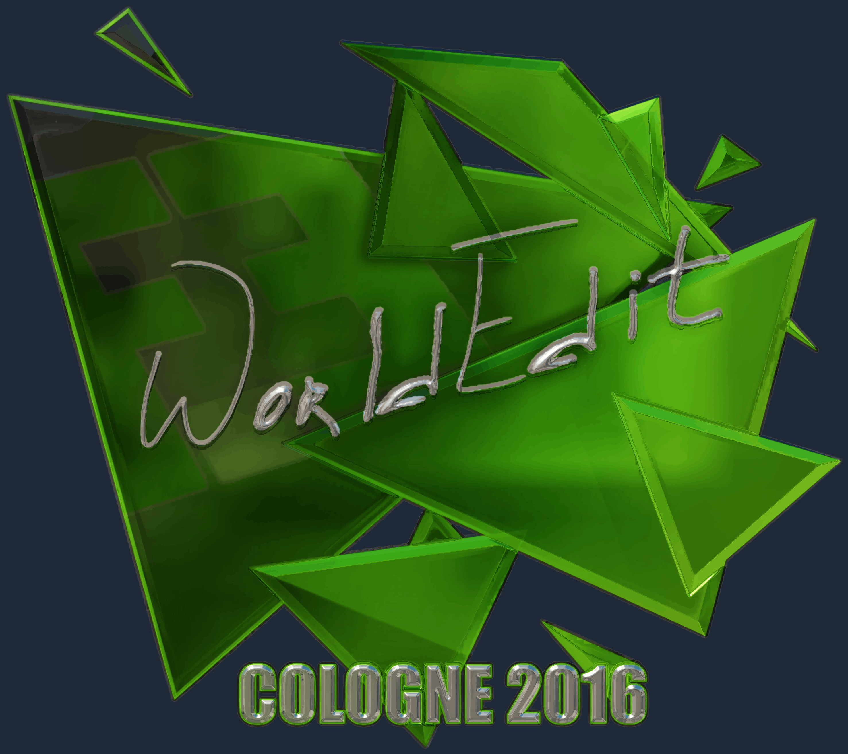 Sticker | WorldEdit (Foil) | Cologne 2016 Image