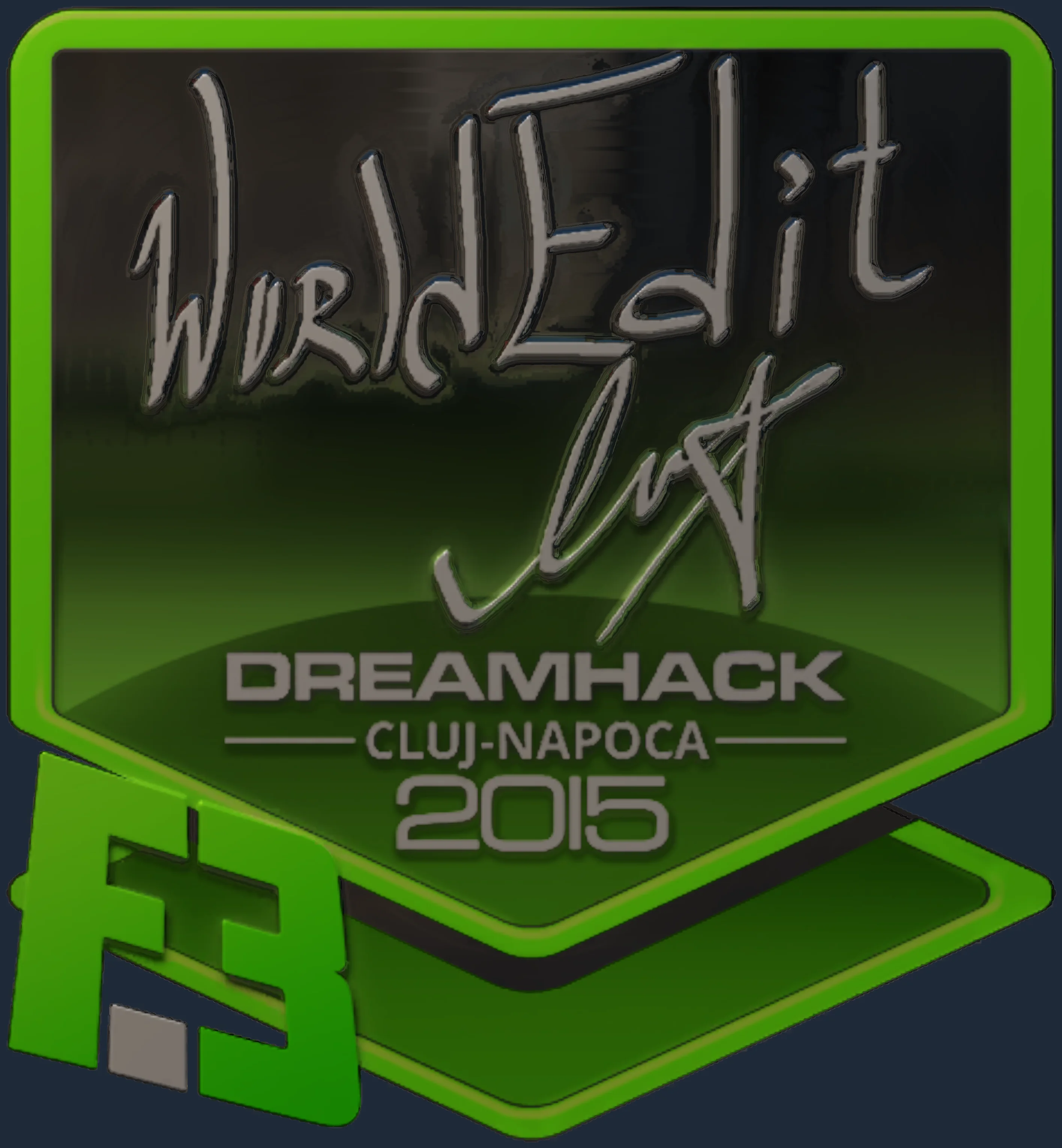 Sticker | WorldEdit (Foil) | Cluj-Napoca 2015 Image