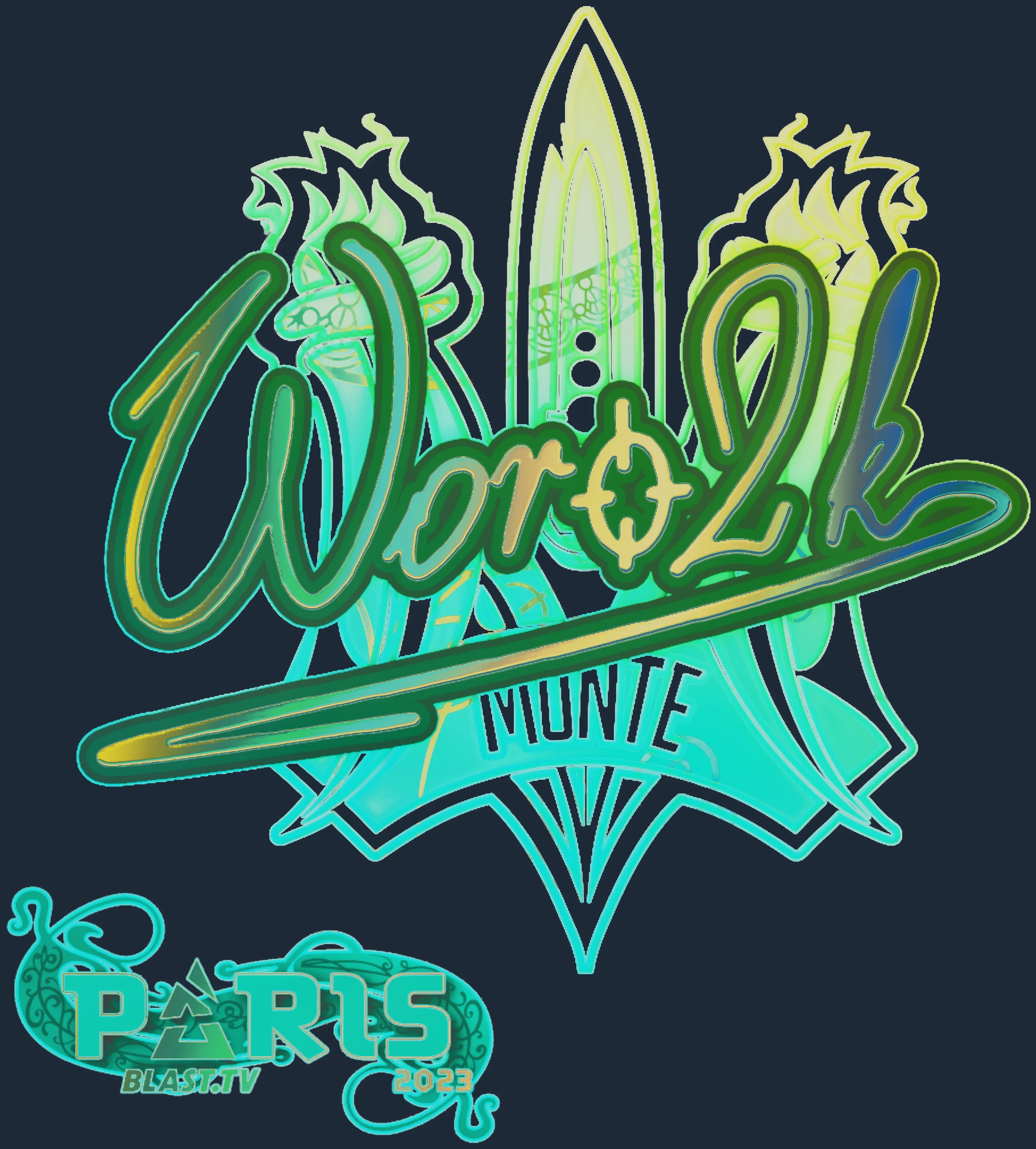 Sticker | Woro2k (Holo) | Paris 2023 Image