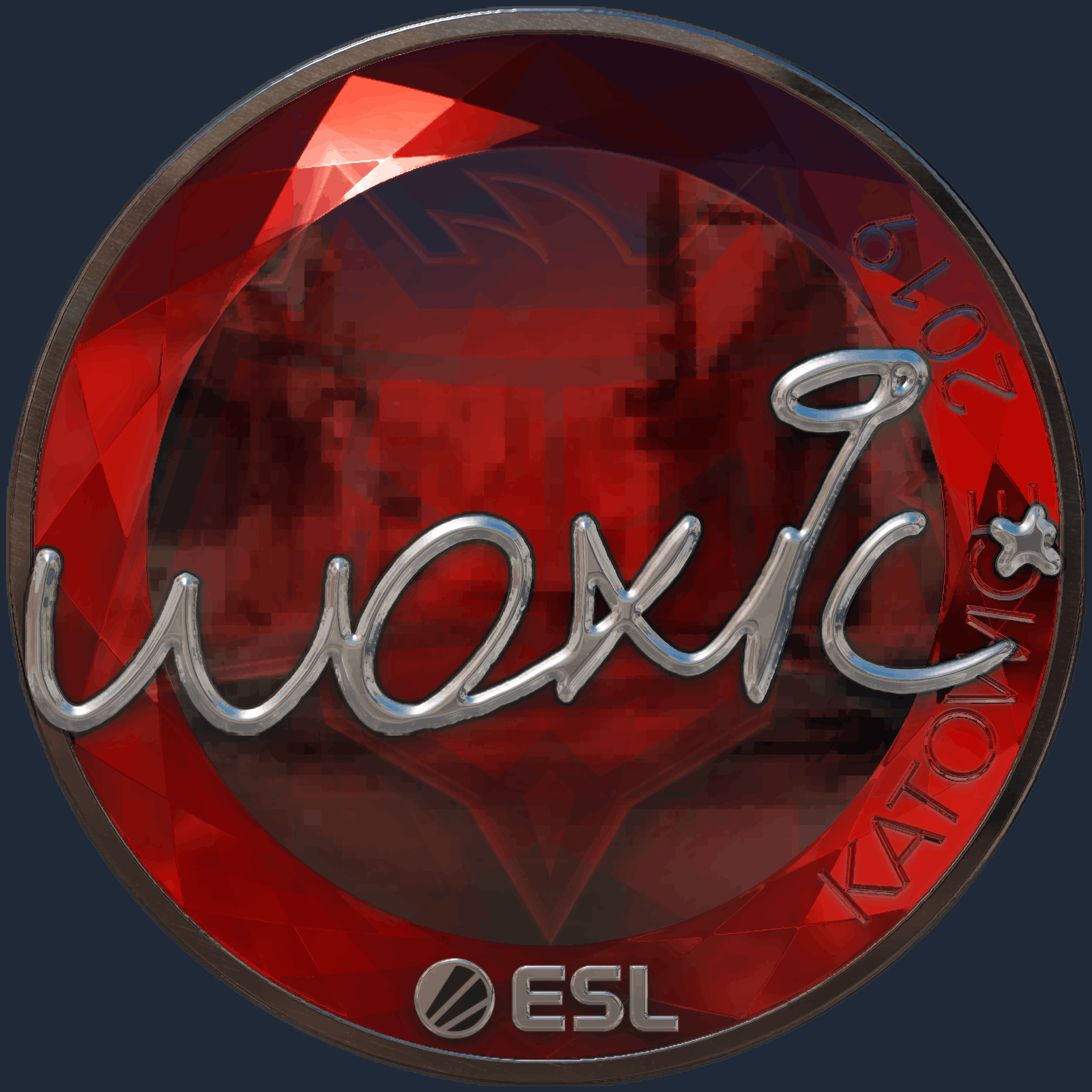 Sticker | woxic (Foil) | Katowice 2019 Image