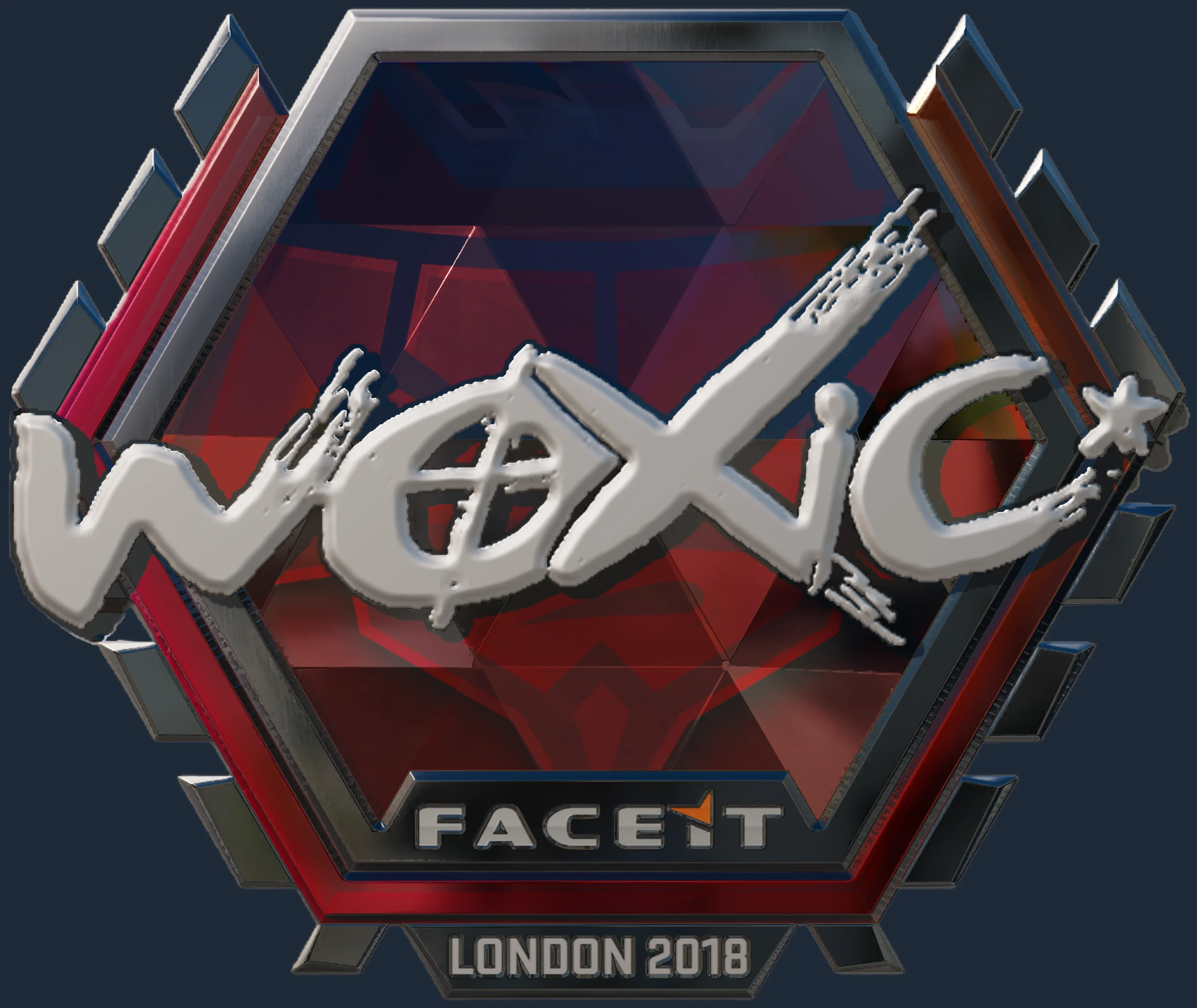 Sticker | woxic (Foil) | London 2018 Image