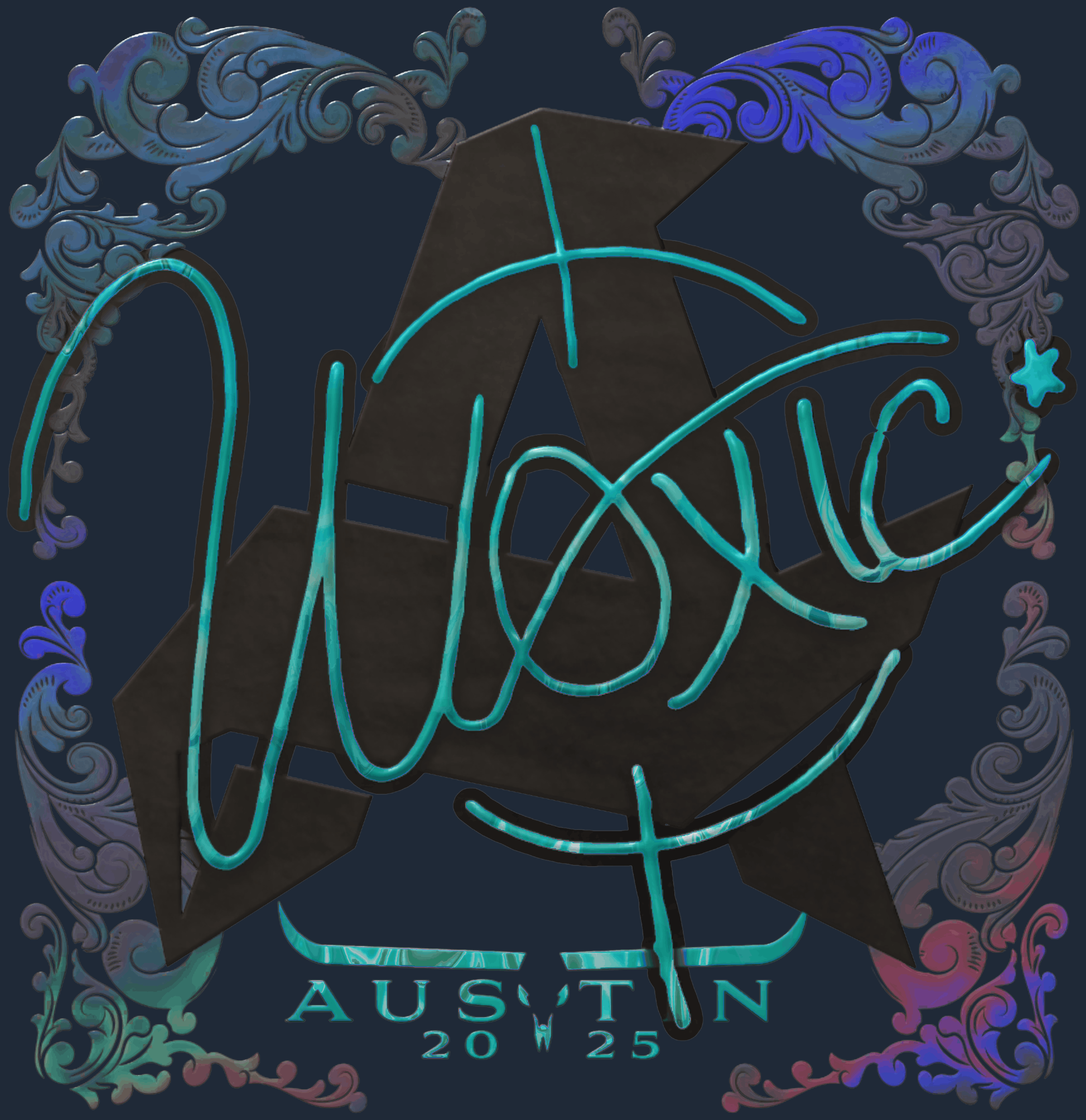 Sticker | woxic (Holo) | Austin 2025 Image