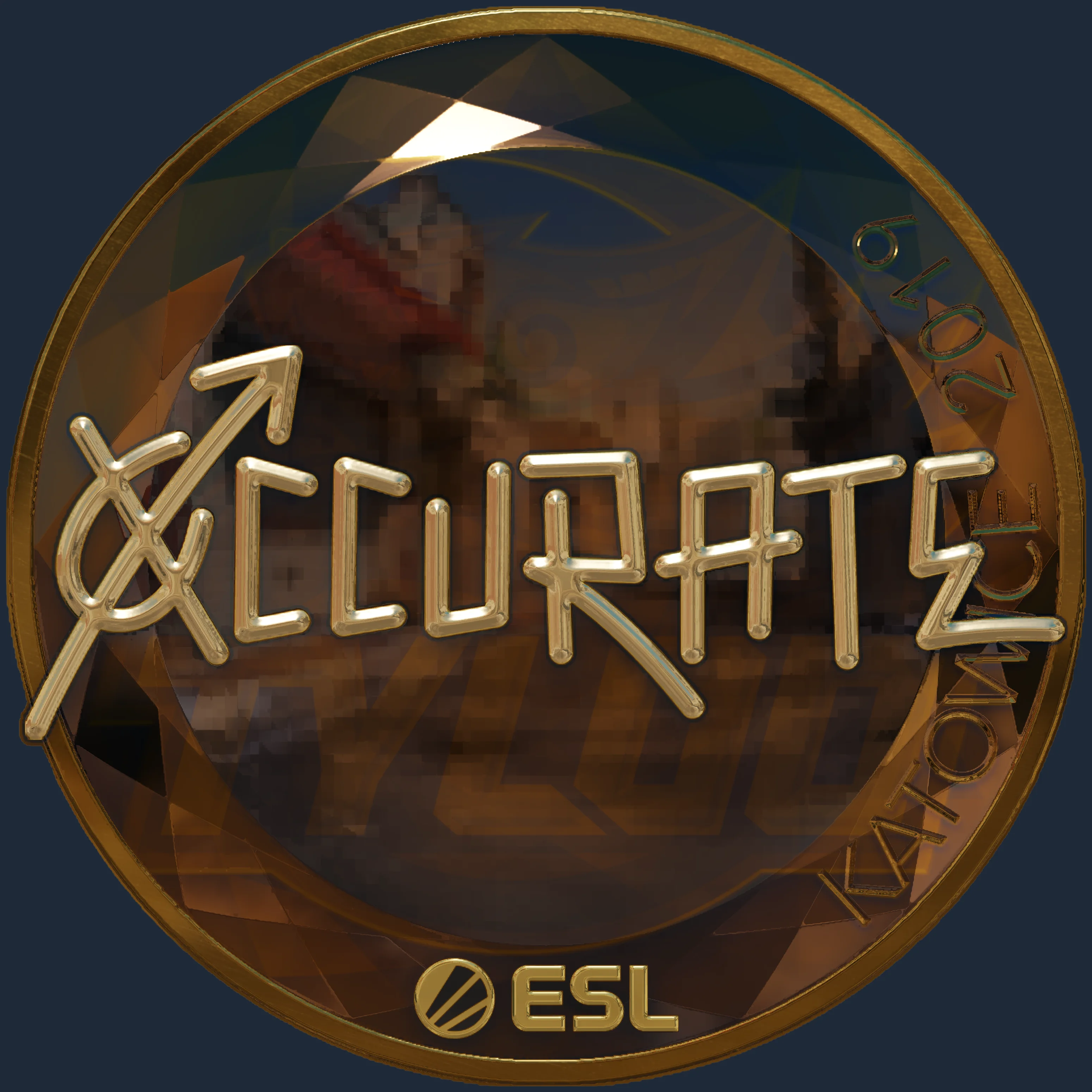 Sticker | xccurate (Gold) | Katowice 2019 Image