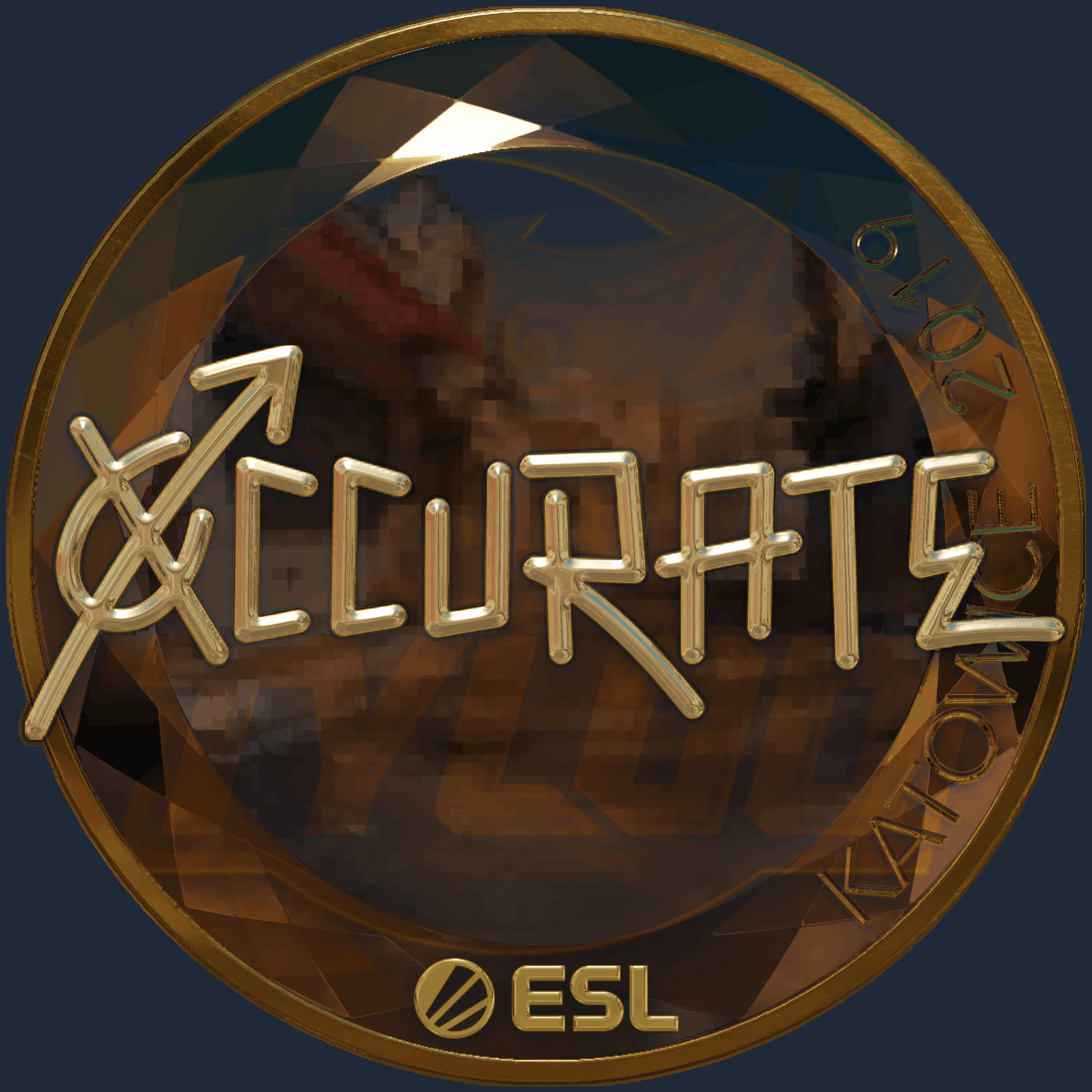 Sticker | xccurate (Gold) | Katowice 2019 Image