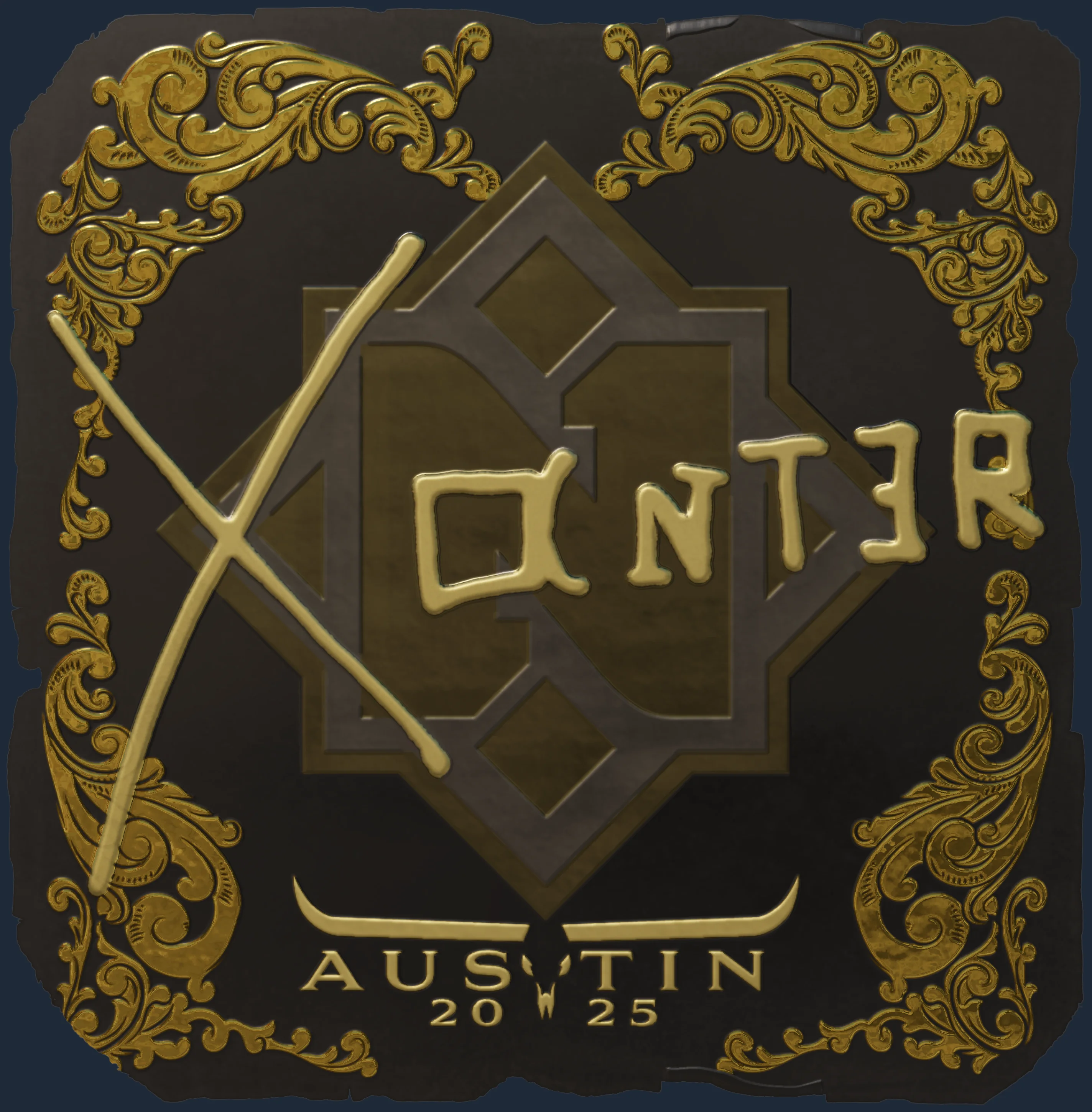 Sticker | Xant3r (Gold) | Austin 2025 Image