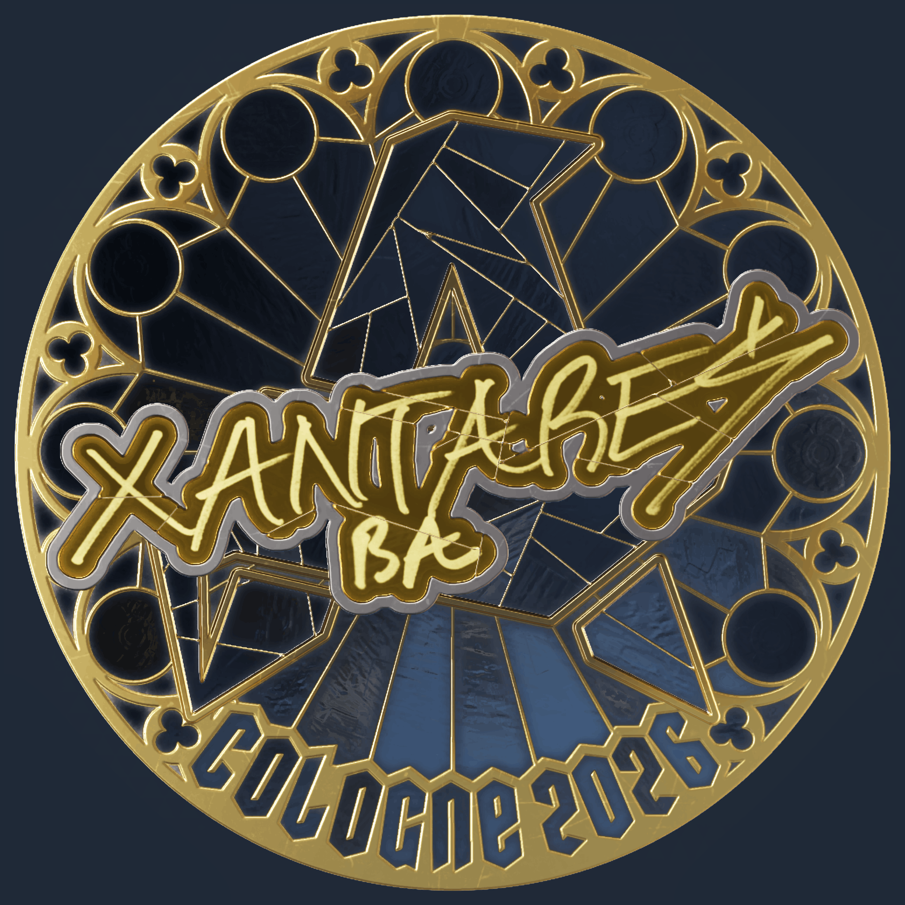 Sticker | XANTARES (Gold) | Cologne 2026 Image