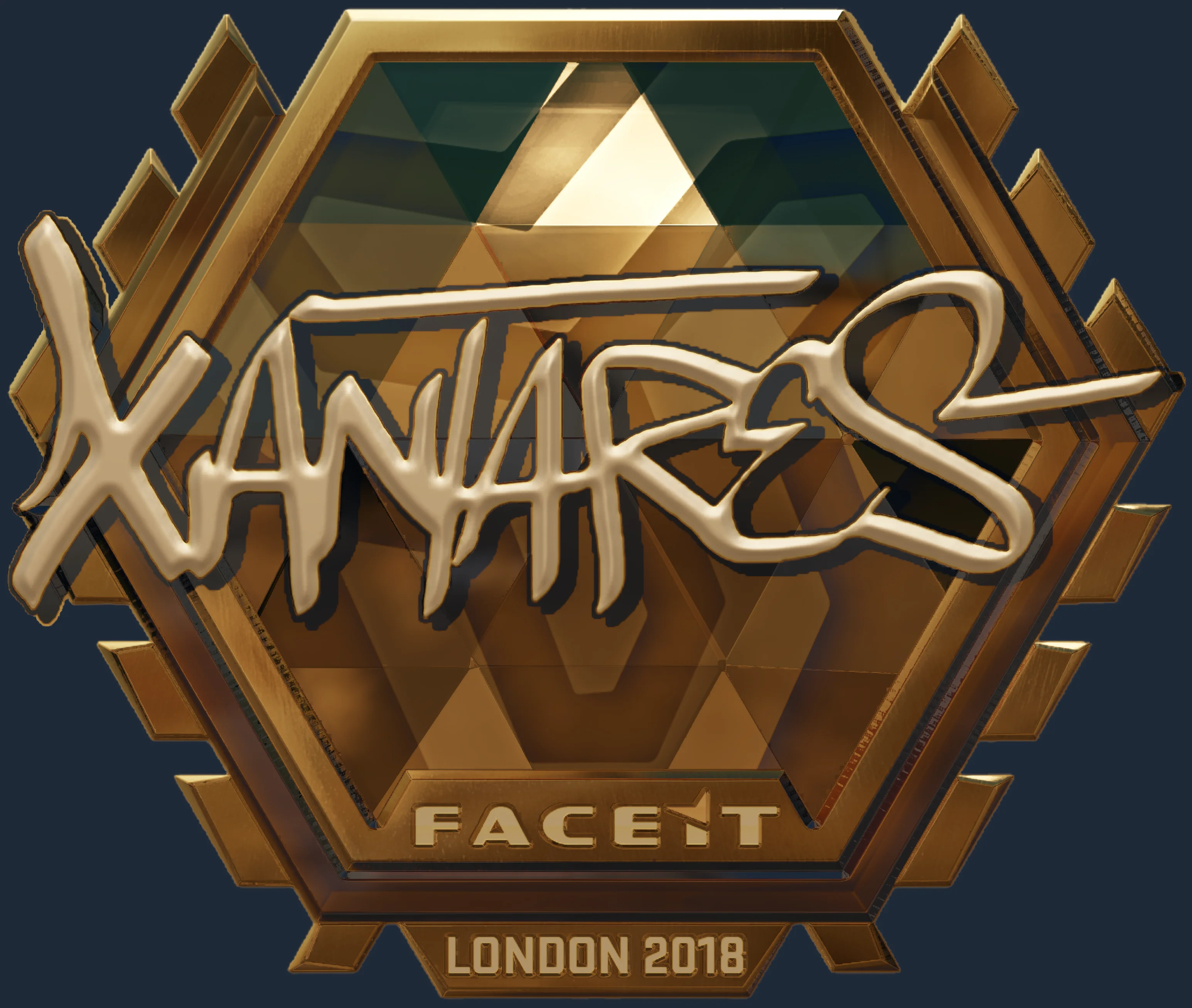 Sticker | XANTARES (Gold) | London 2018 Image
