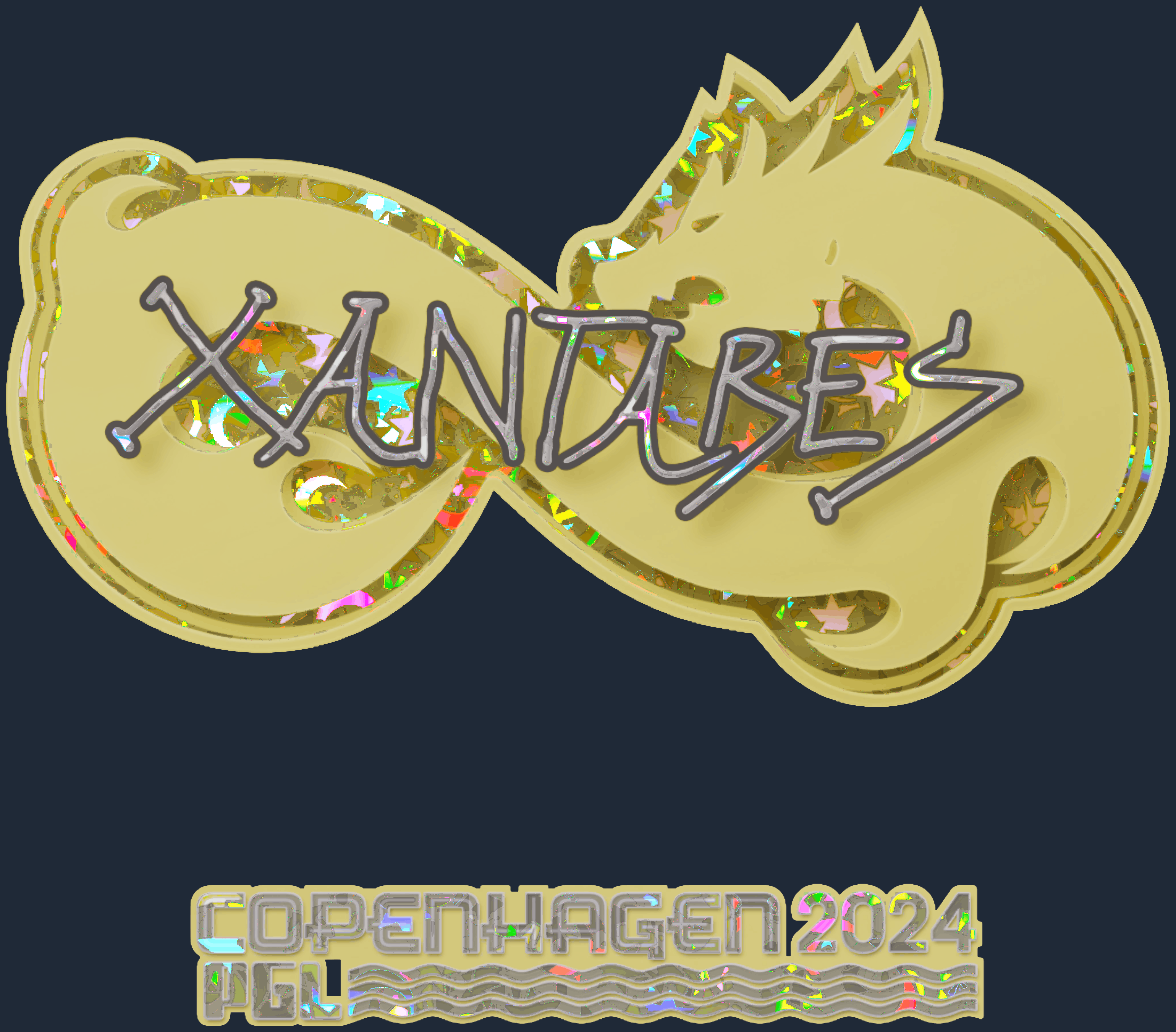 Sticker | XANTARES (Glitter) | Copenhagen 2024 Image