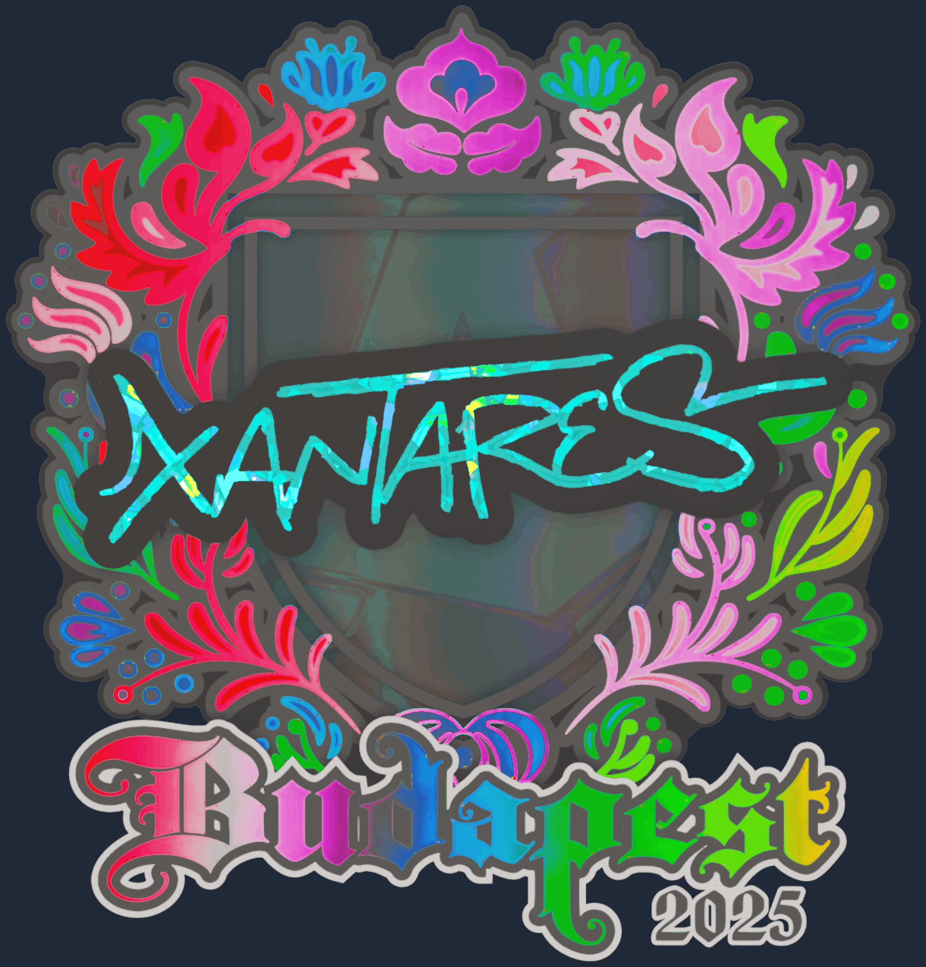 Sticker | XANTARES (Holo) | Budapest 2025 Image