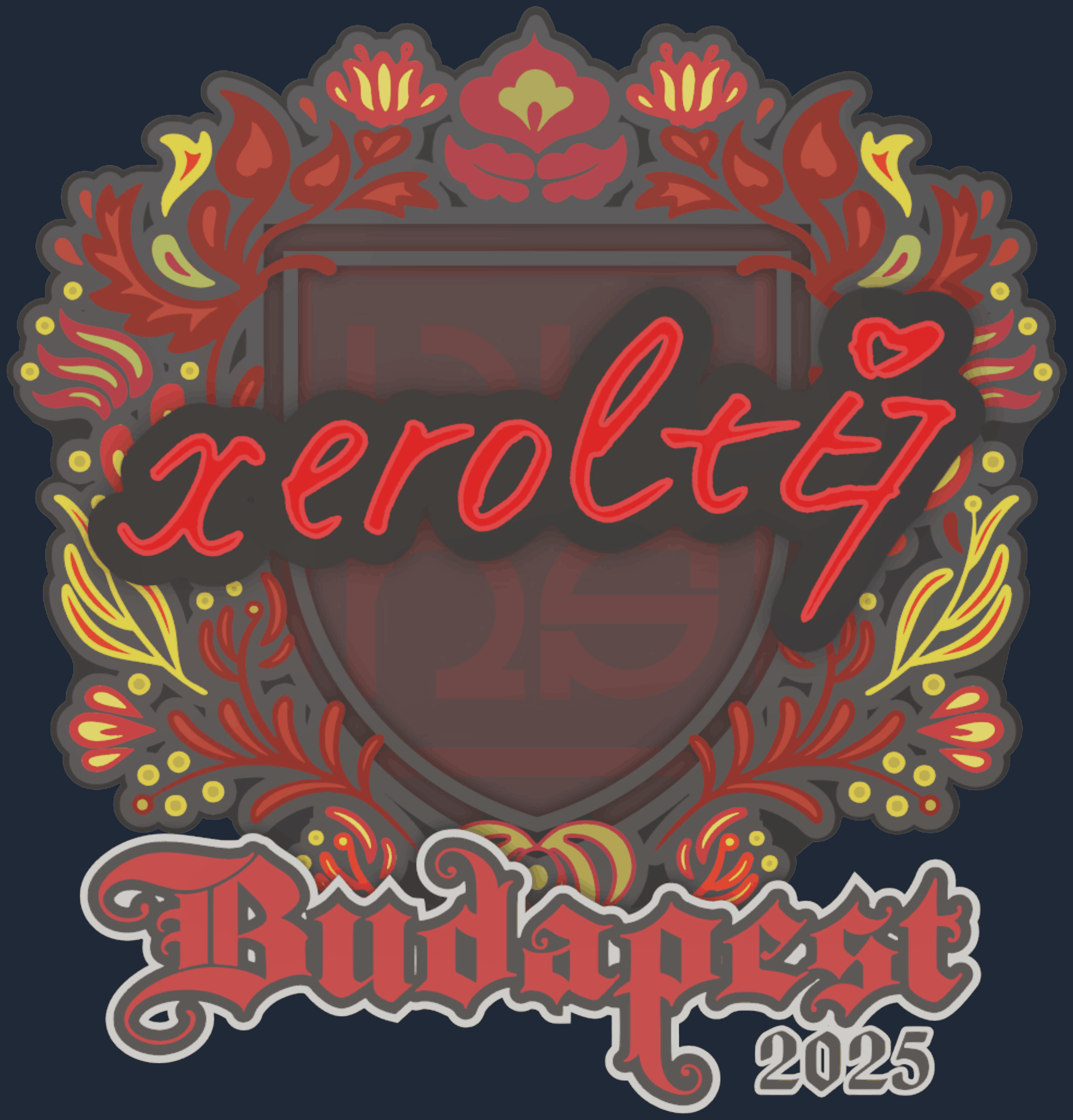 Sticker | xerolte | Budapest 2025 Image