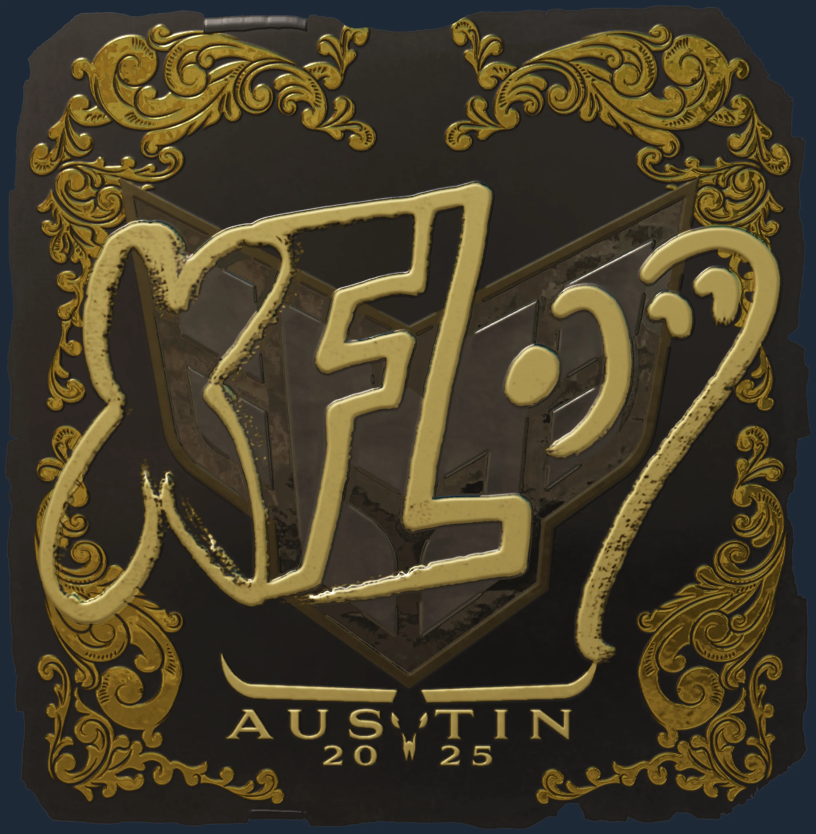 Sticker | xfl0ud (Gold) | Austin 2025 Image