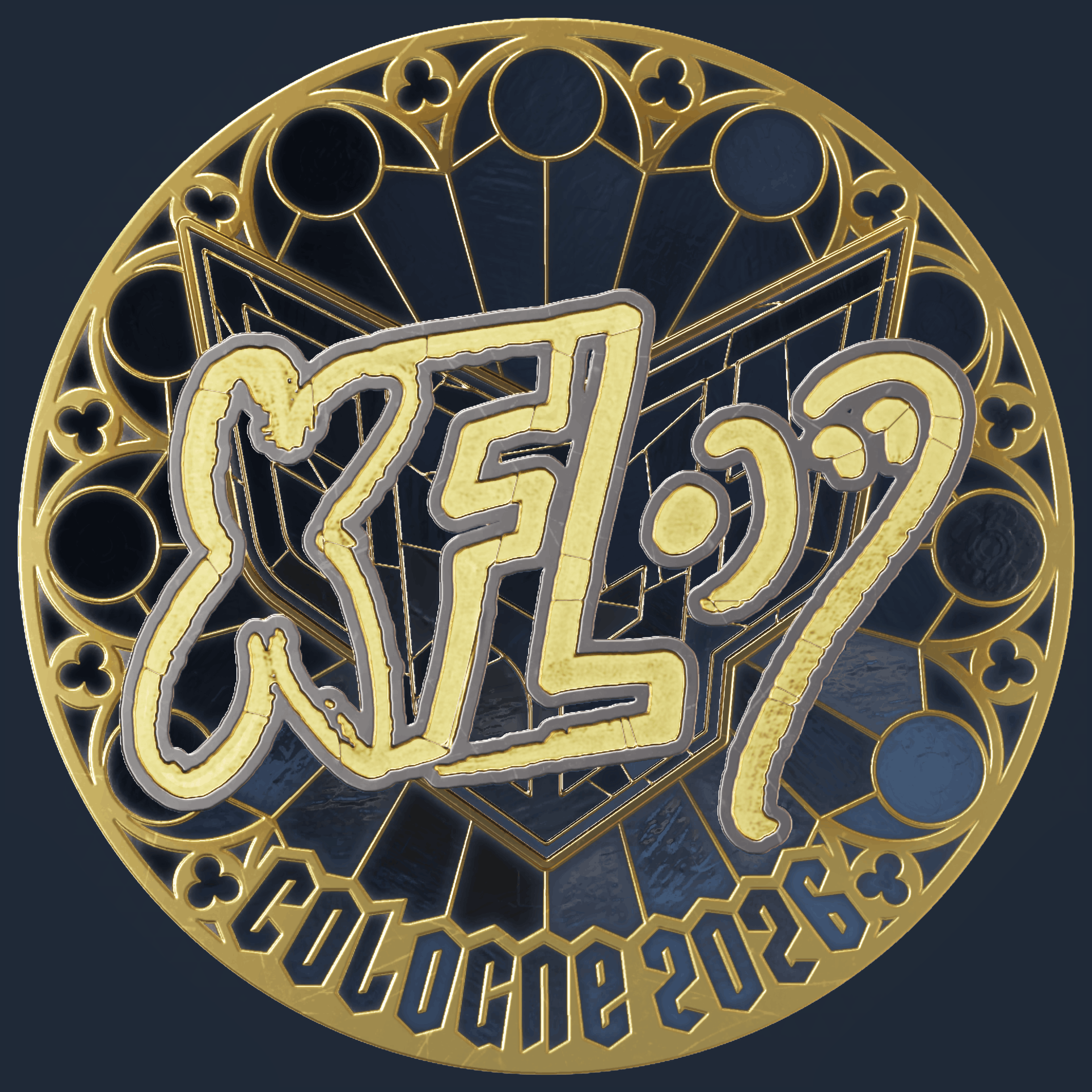 Sticker | xfl0ud (Gold) | Cologne 2026 Image