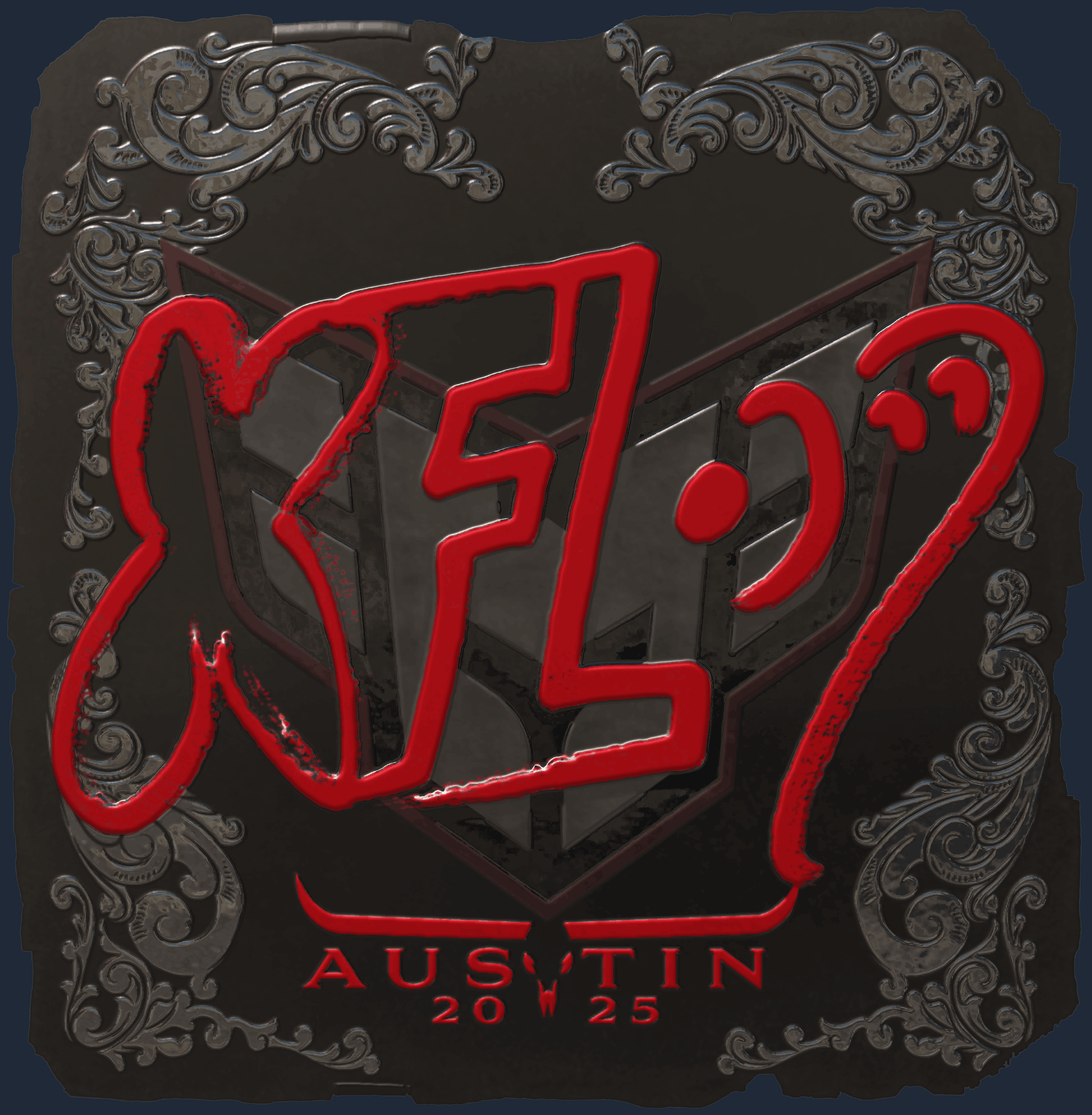 Sticker | xfl0ud (Foil) | Austin 2025 Image