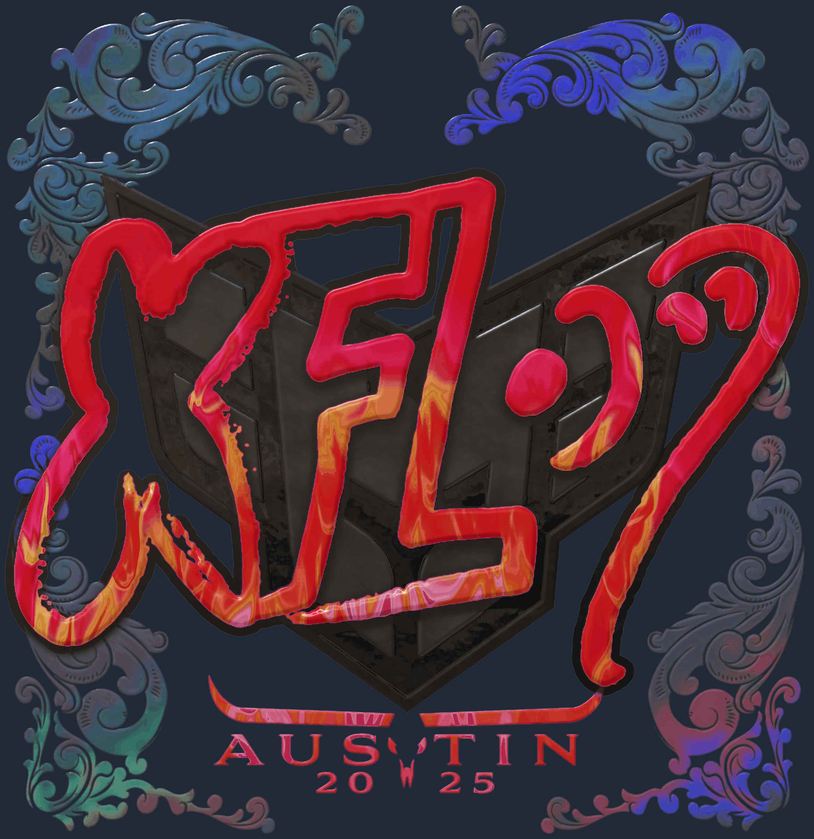 Sticker | xfl0ud (Holo) | Austin 2025 Image