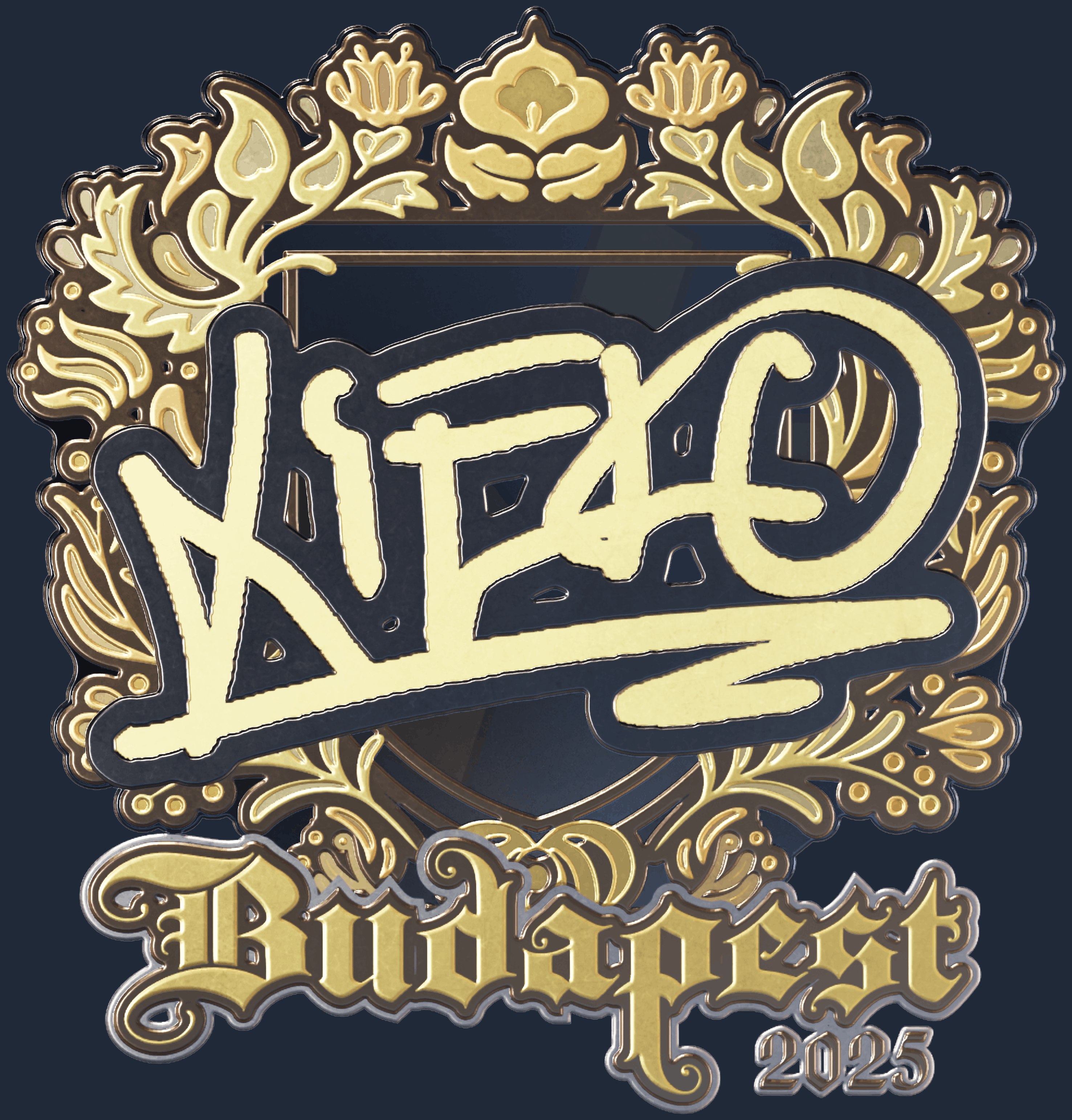 Sticker | xiELO (Gold) | Budapest 2025 Image