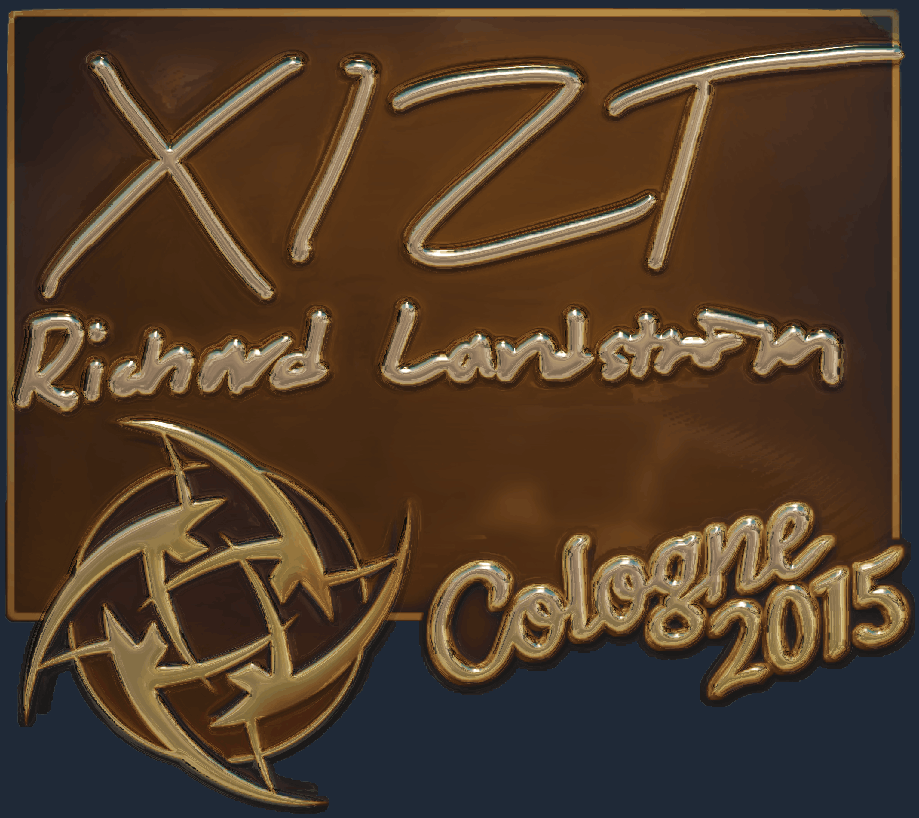 Sticker | Xizt (Gold) | Cologne 2015 Image