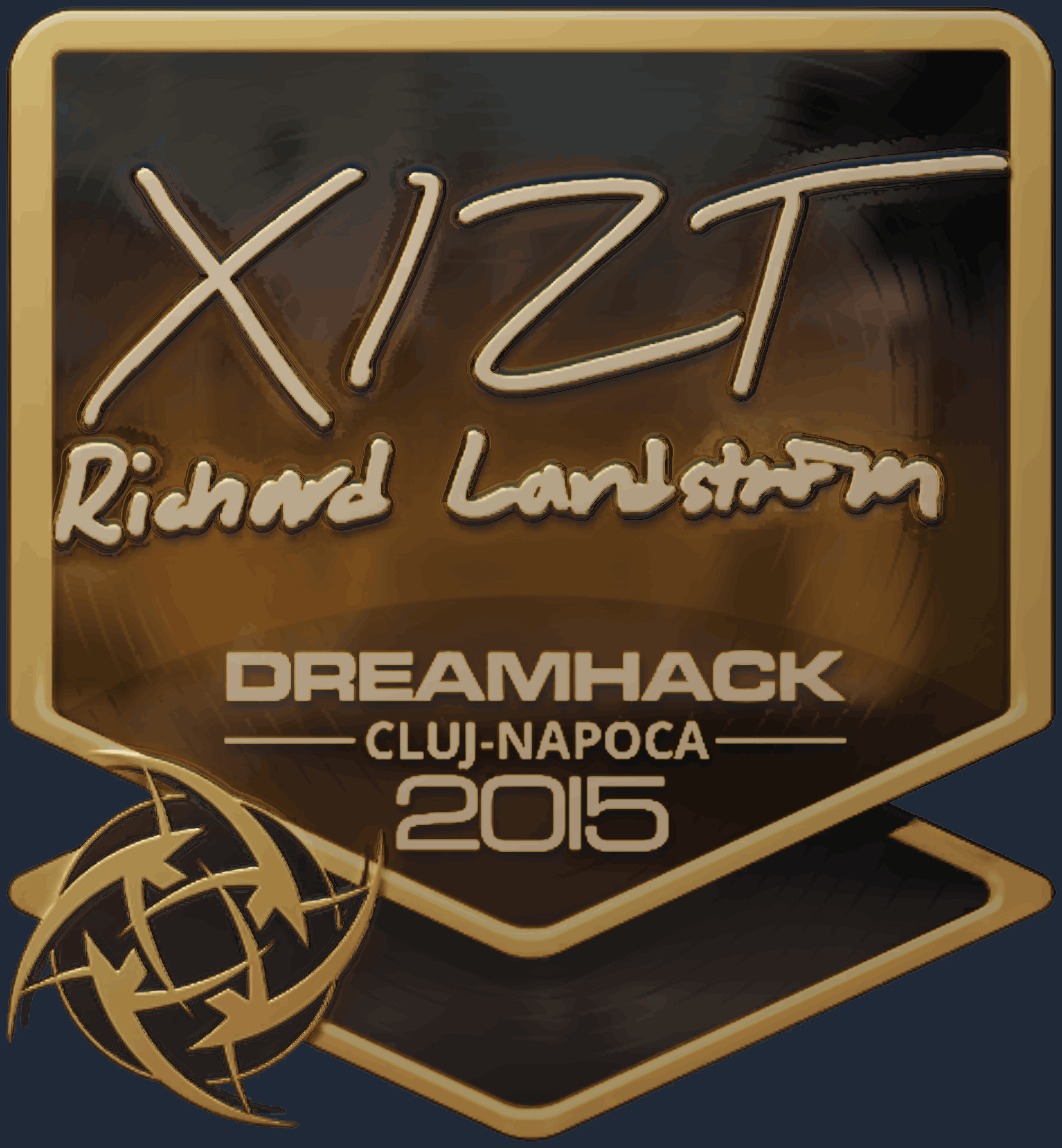 Sticker | Xizt (Gold) | Cluj-Napoca 2015 Image