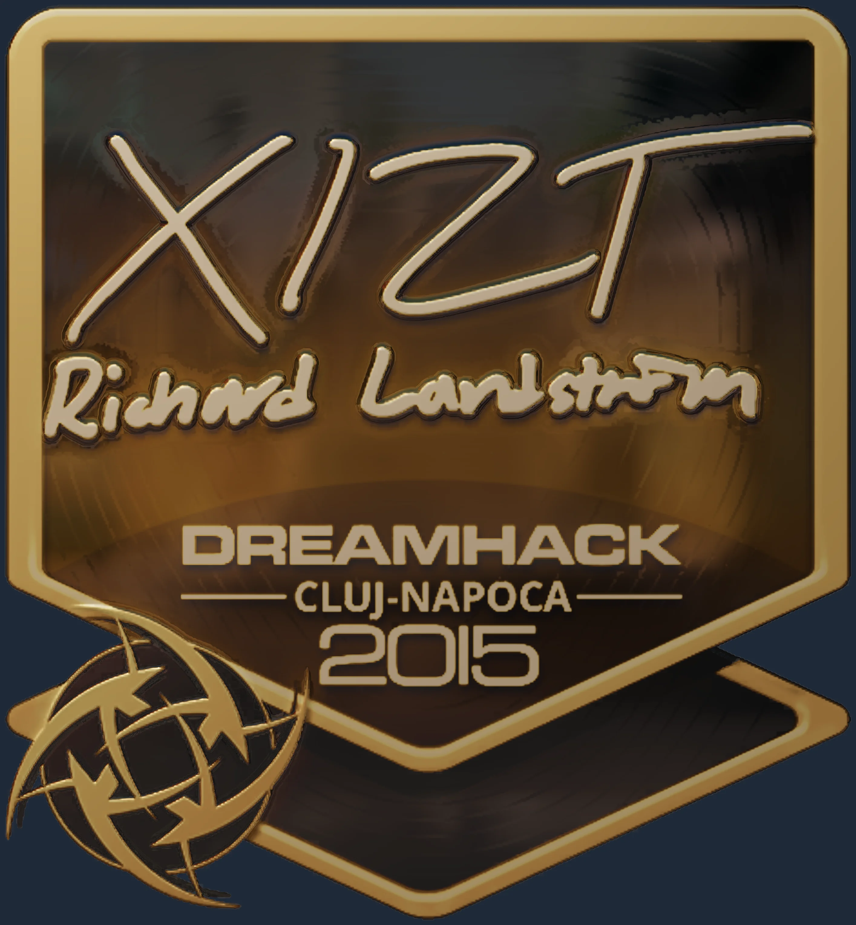 Sticker | Xizt (Gold) | Cluj-Napoca 2015 Image