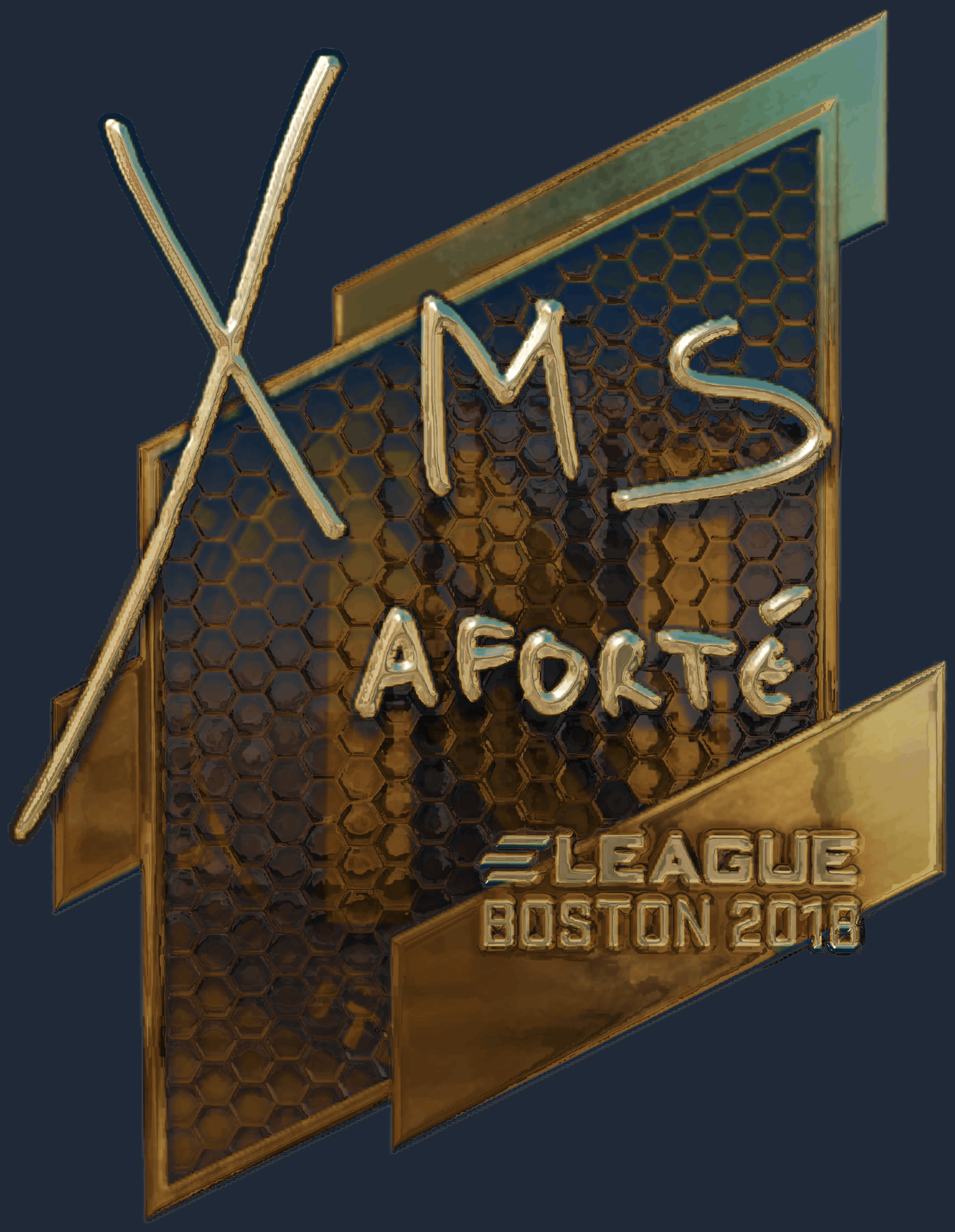 Sticker | xms (Gold) | Boston 2018 Image