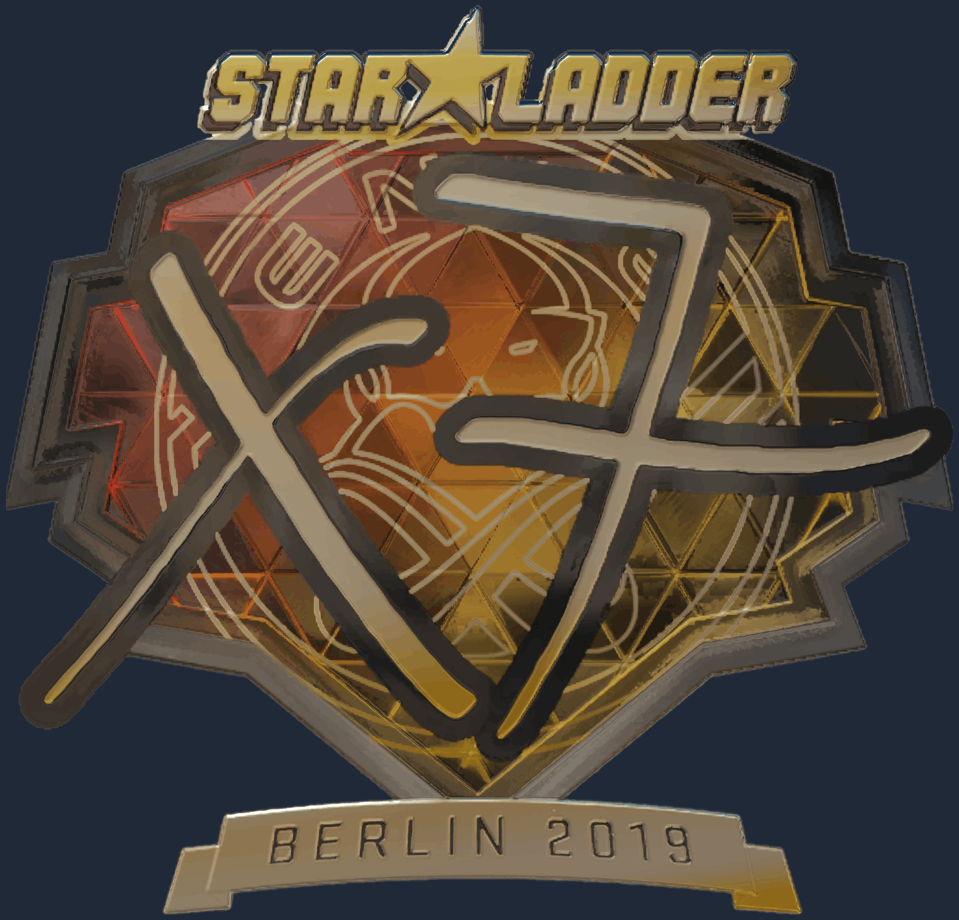 Sticker | xseveN (Gold) | Berlin 2019 Image