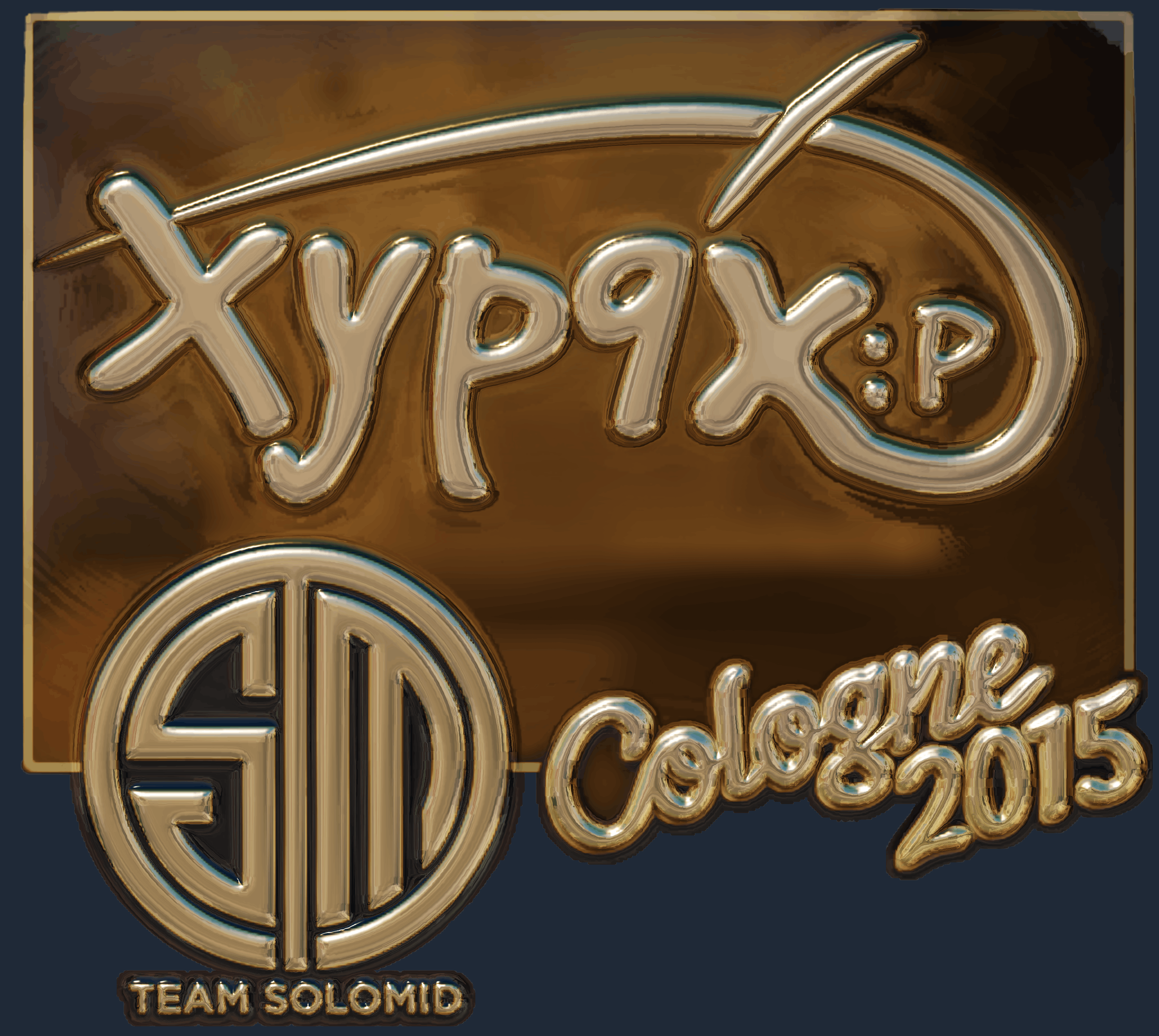 Sticker | Xyp9x (Gold) | Cologne 2015 Image