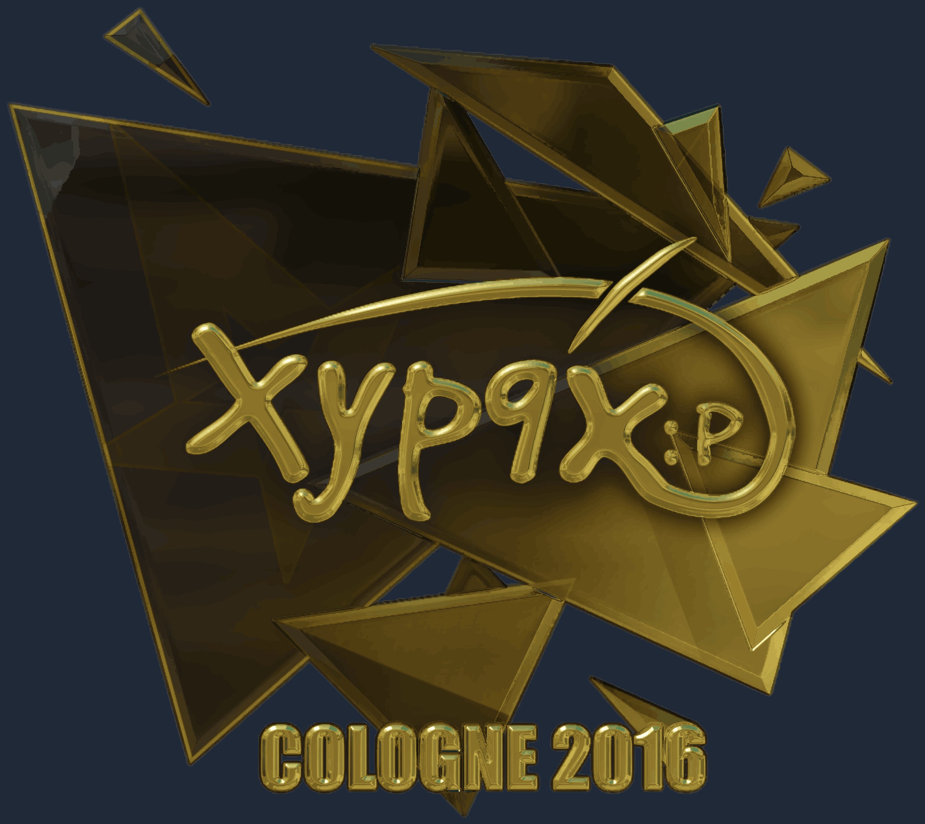 Sticker | Xyp9x (Gold) | Cologne 2016 Image