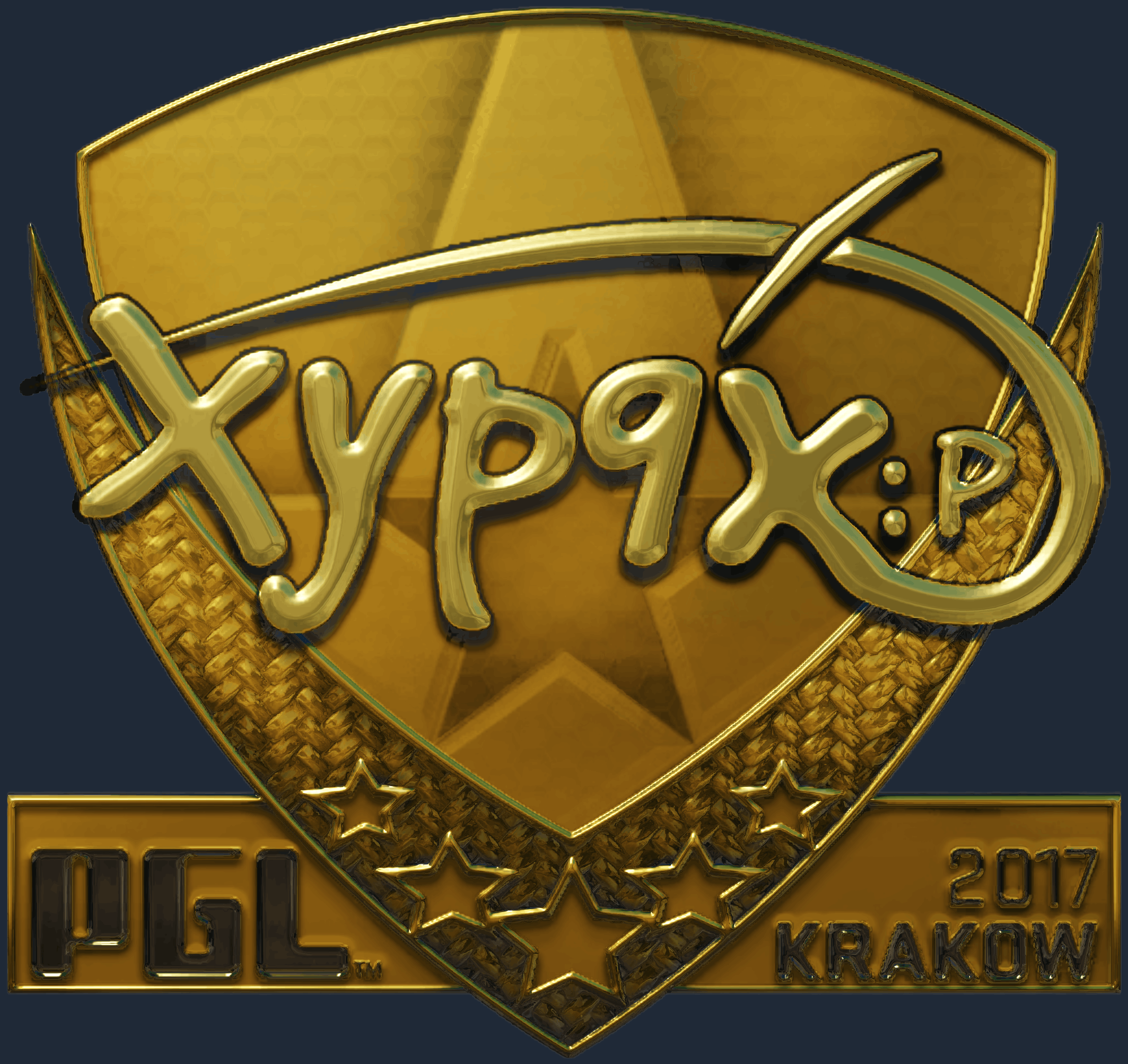 Sticker | Xyp9x (Gold) | Krakow 2017 Image