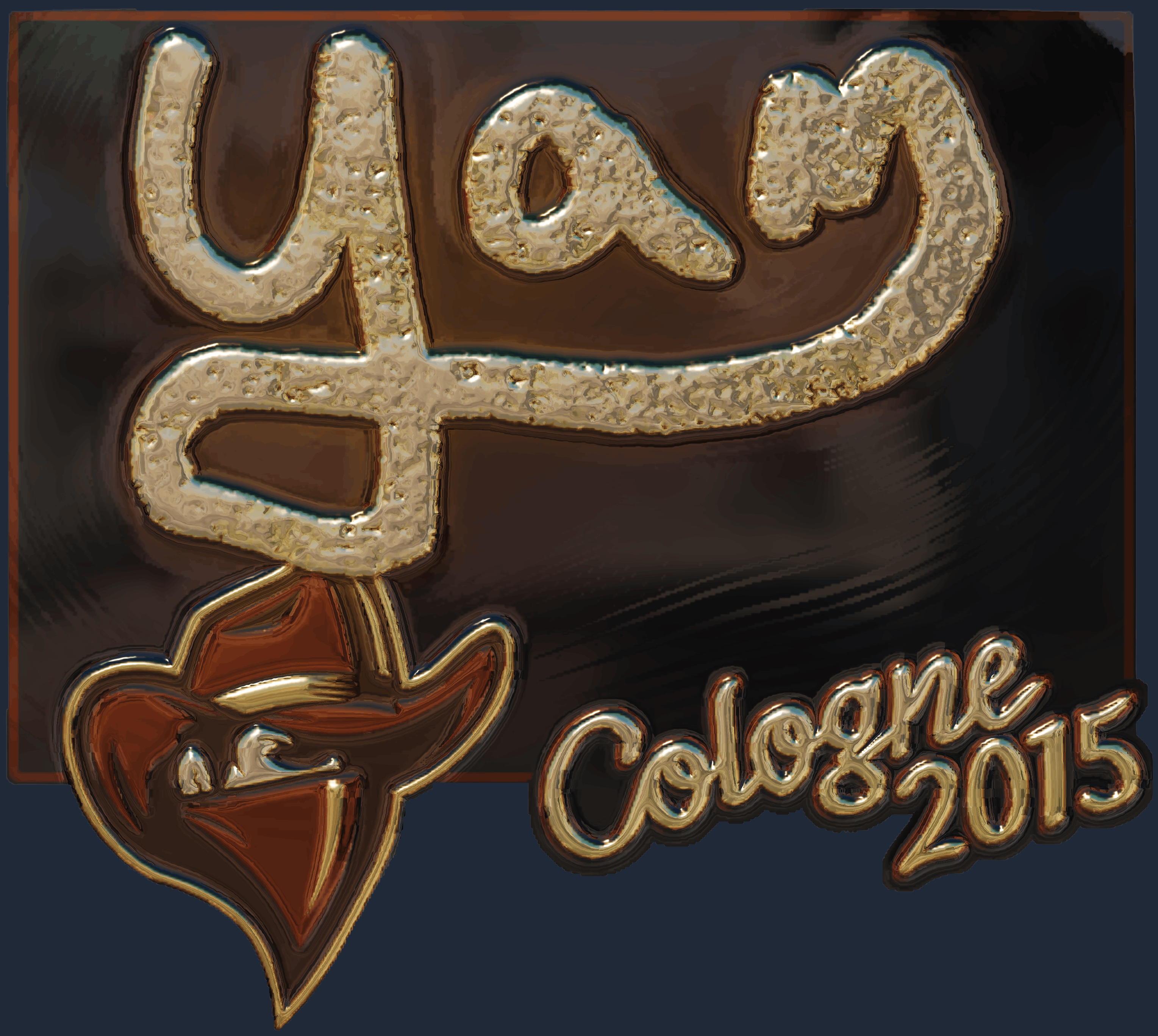 Sticker | yam (Gold) | Cologne 2015 Image