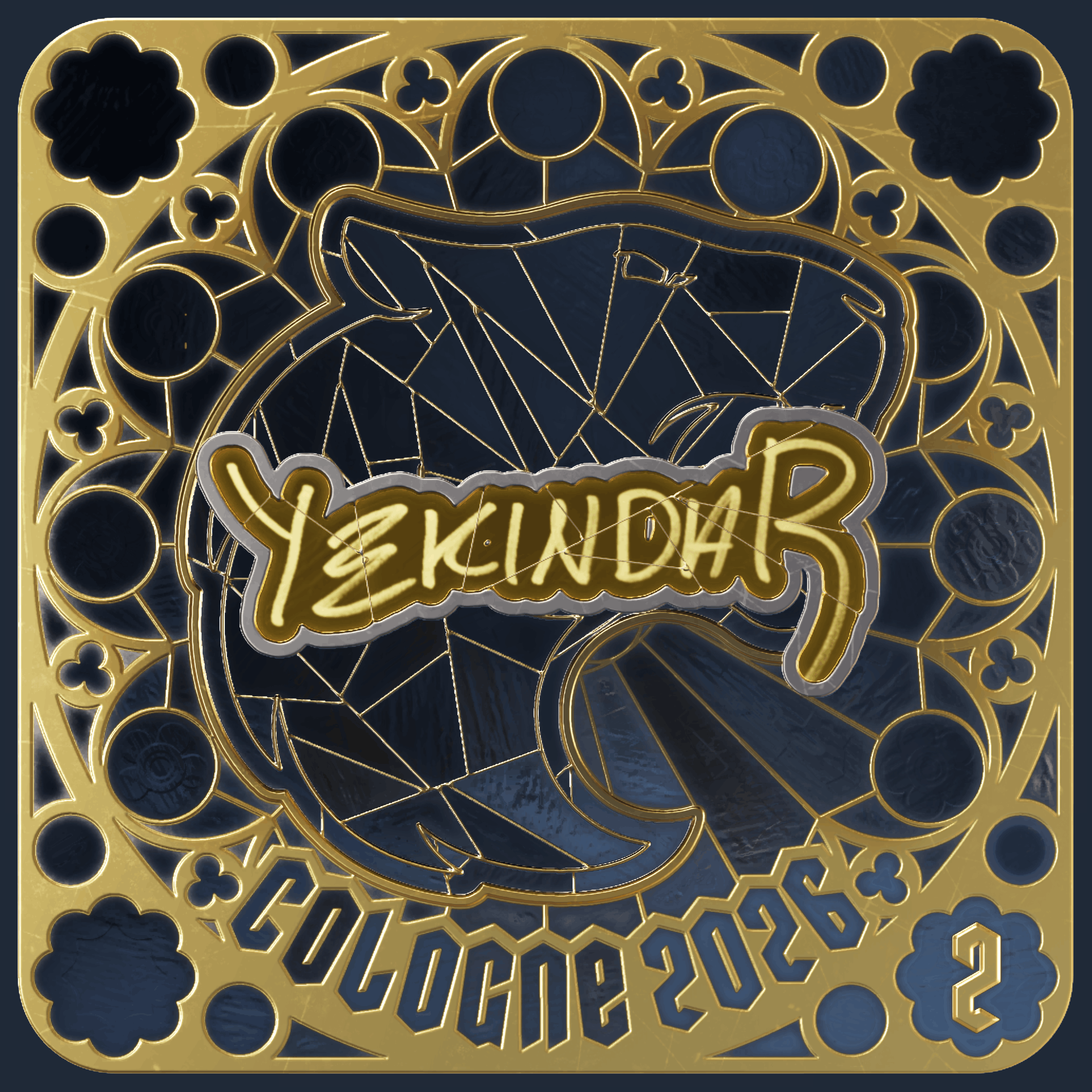 Sticker | YEKINDAR (Gold, Ranked) | Cologne 2026 Image